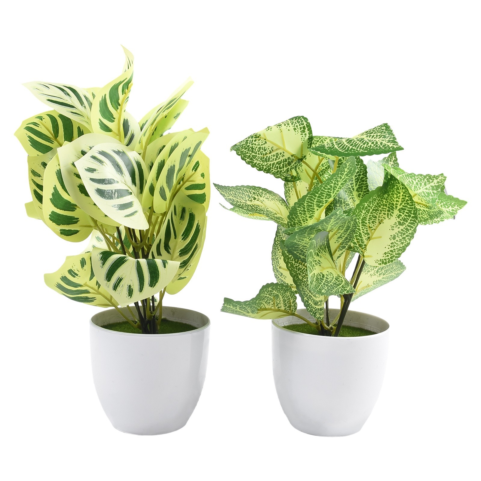 Artificial Flower Foliage Plant With Pot Bonsai Potted Office Home Garden Decor