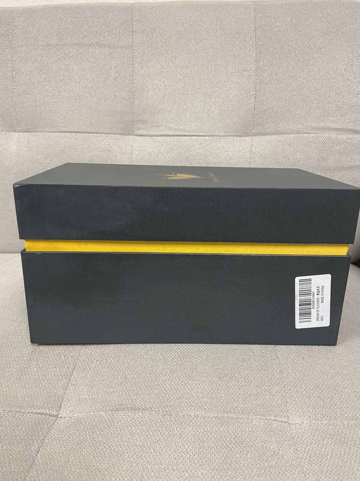 DREAM OF FLOWERS Gold Artificial Rose LED in Box LOVE Valentine