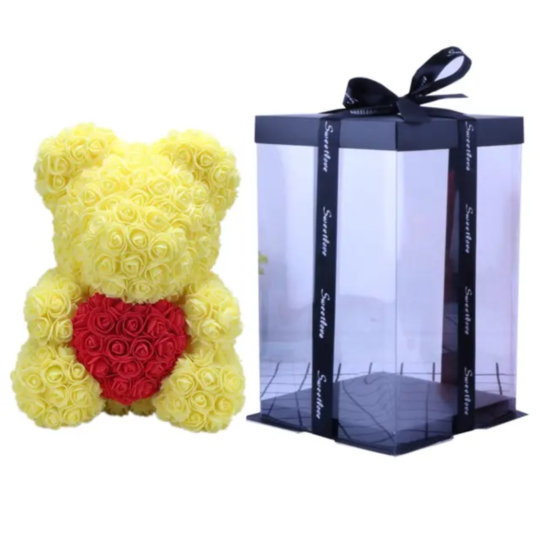40cm Foam Flower PE Rose Bear Heart Bear Thanksgiving Mother’s Day…