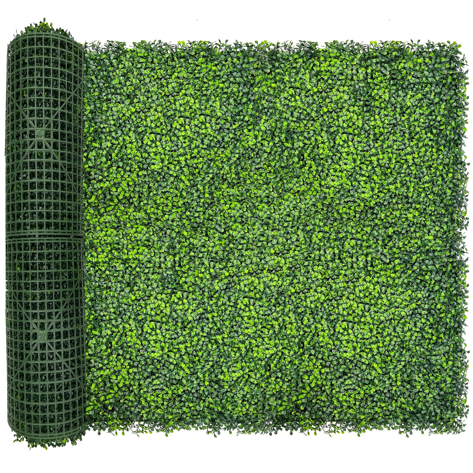 Artificial Ivy Privacy Fence Screen,128″x 48″ (43 SQFT) UV-Anti Faux Boxwood …