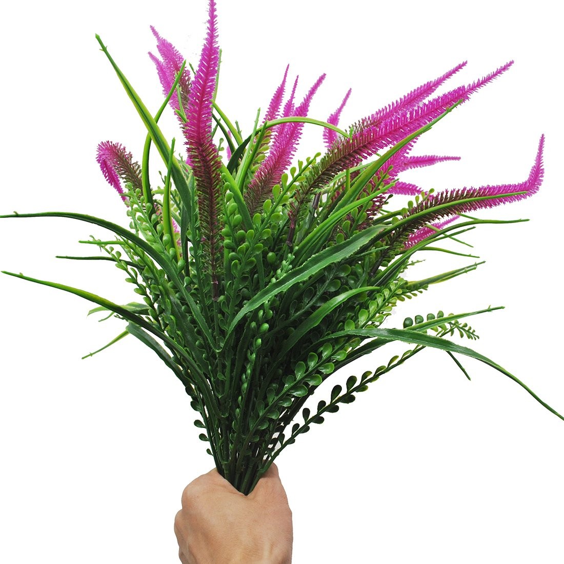 Artificial Plants 9.6″ Wide X 18.87″ Length UV Resistant Faux Plastic – Indoor