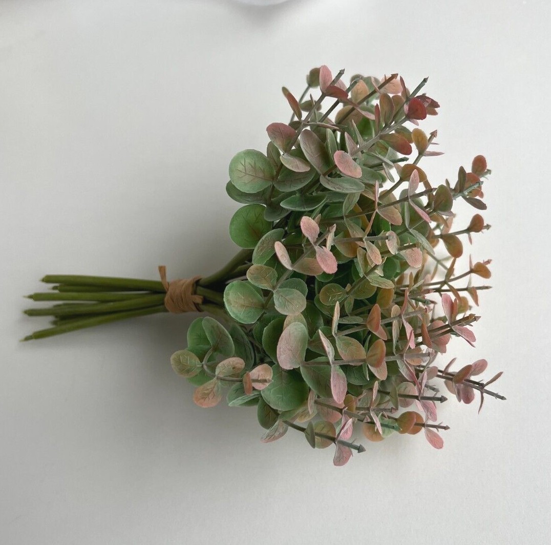 Eucalyptus Bouquet Australian Native Flowers Gum Foliage faux Greenery Bunch