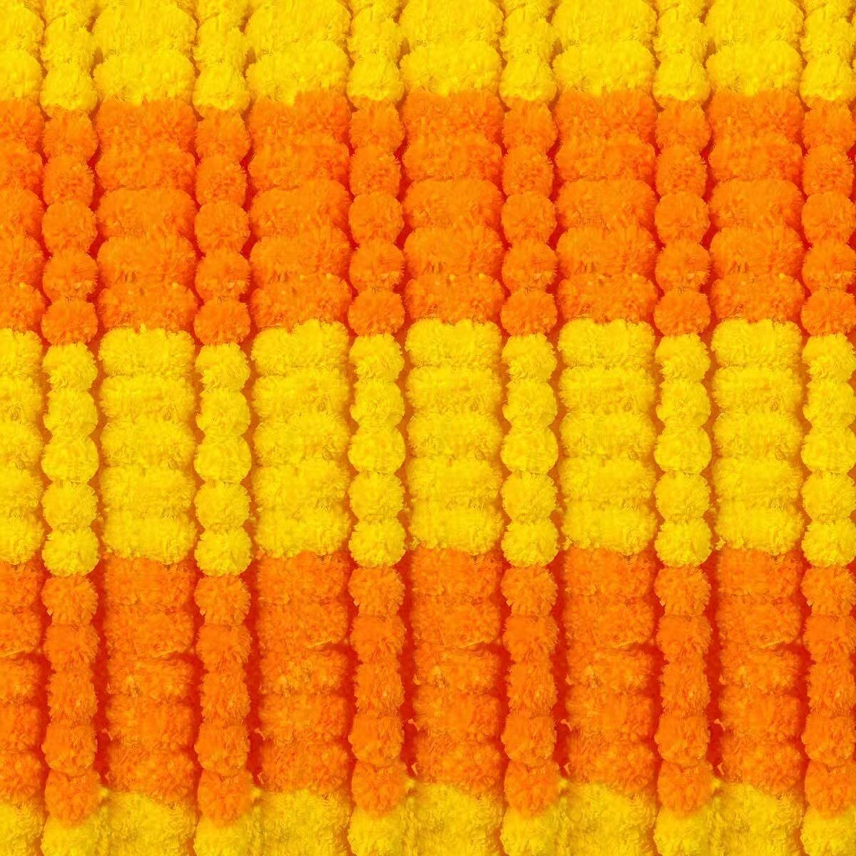 Marigold Garland,Indian/American Wedding Party Mantle Decoration,Diwali Decorati