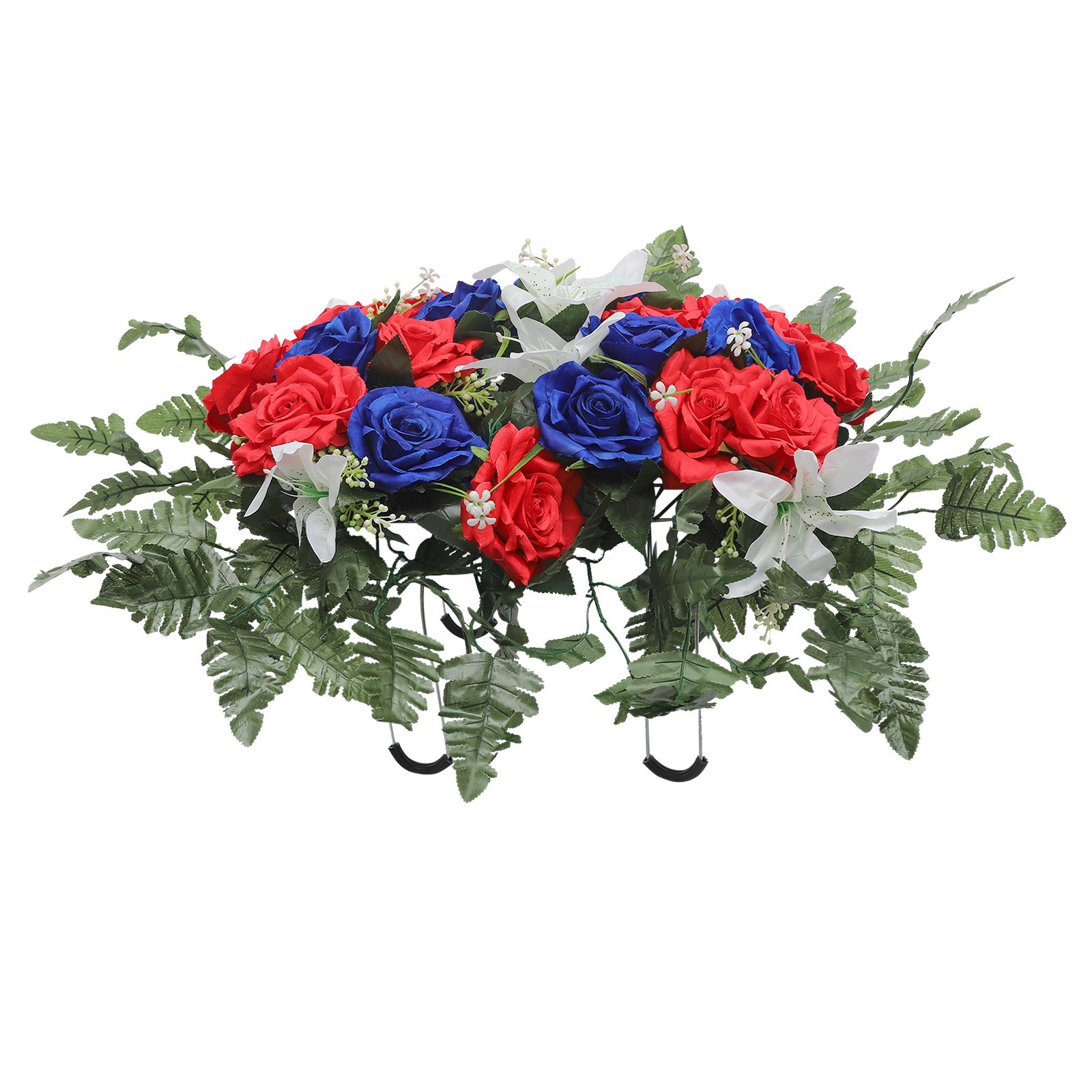 Artificial Flowers for Headstone Outdoor Grave Decorations Cemetery Flowers