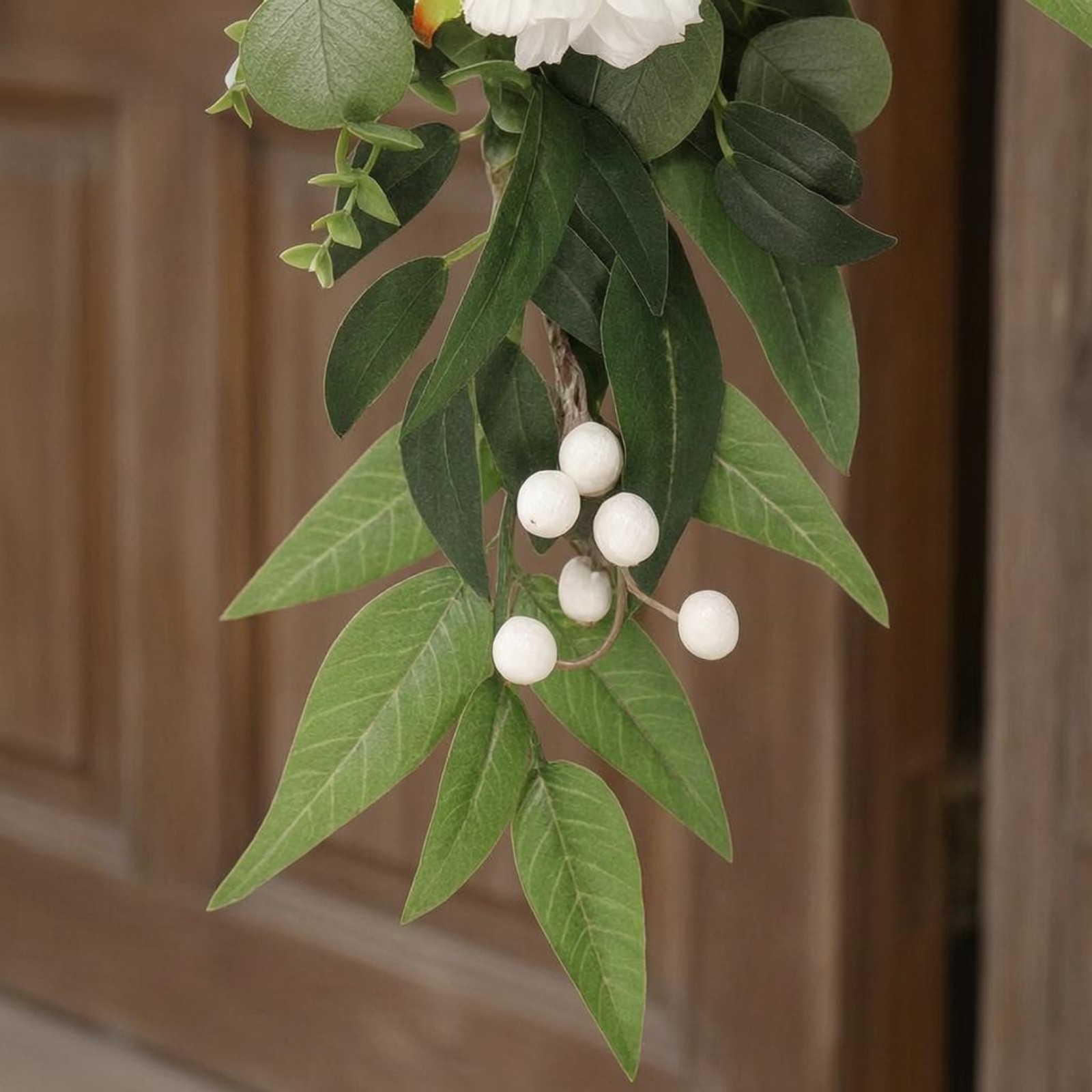 Hanging Floral Decoration Textile and Synthetic Material Artificial Flower Door