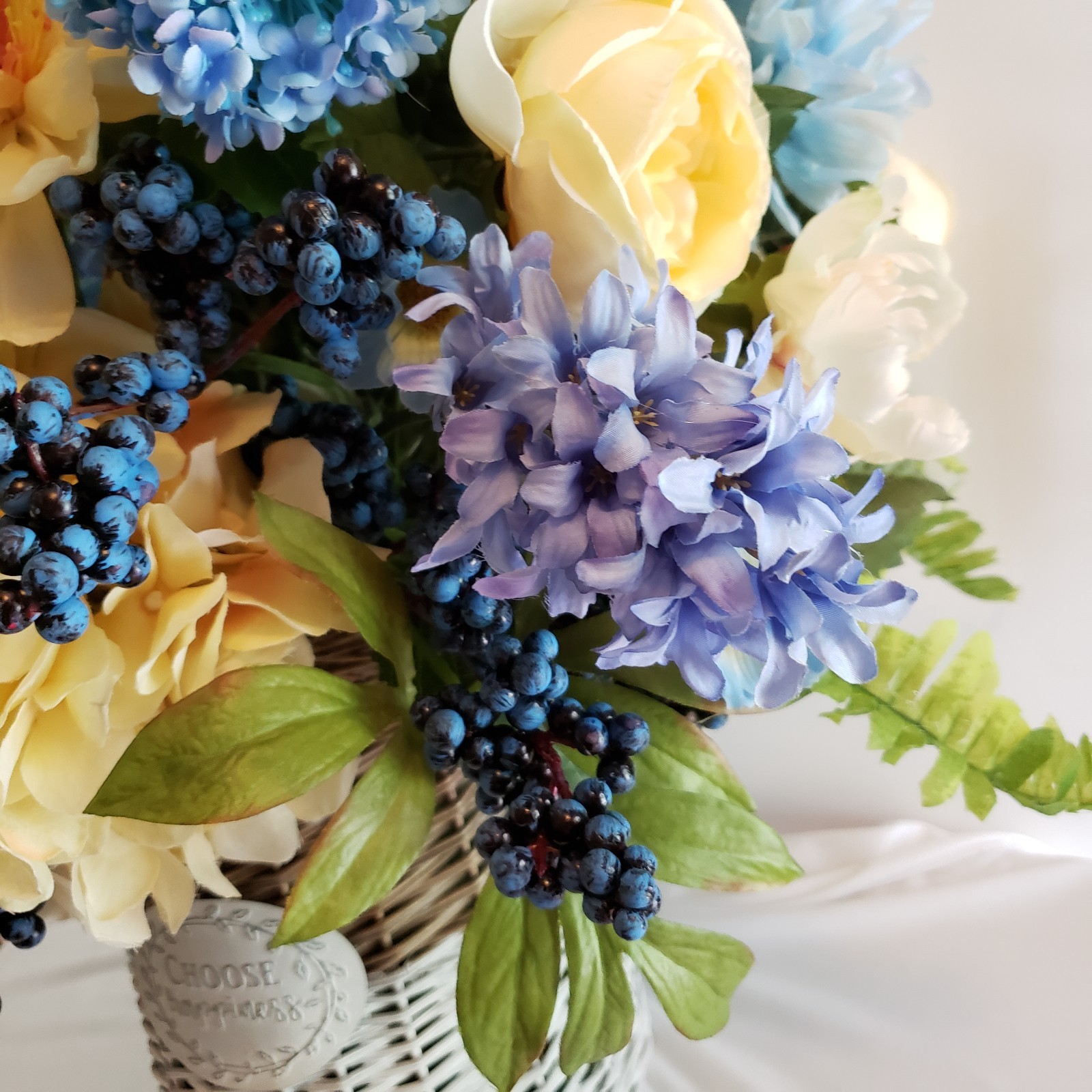 Extra Large Spring Floral Arrangement, 33 Inch Tall Arrangement, Sunroom Decor