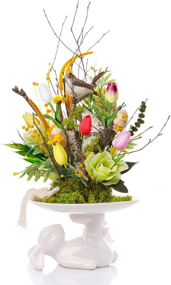 Flores Artificiales Simulación New Flor de tulipán Plantas Plástico De Seda NEW