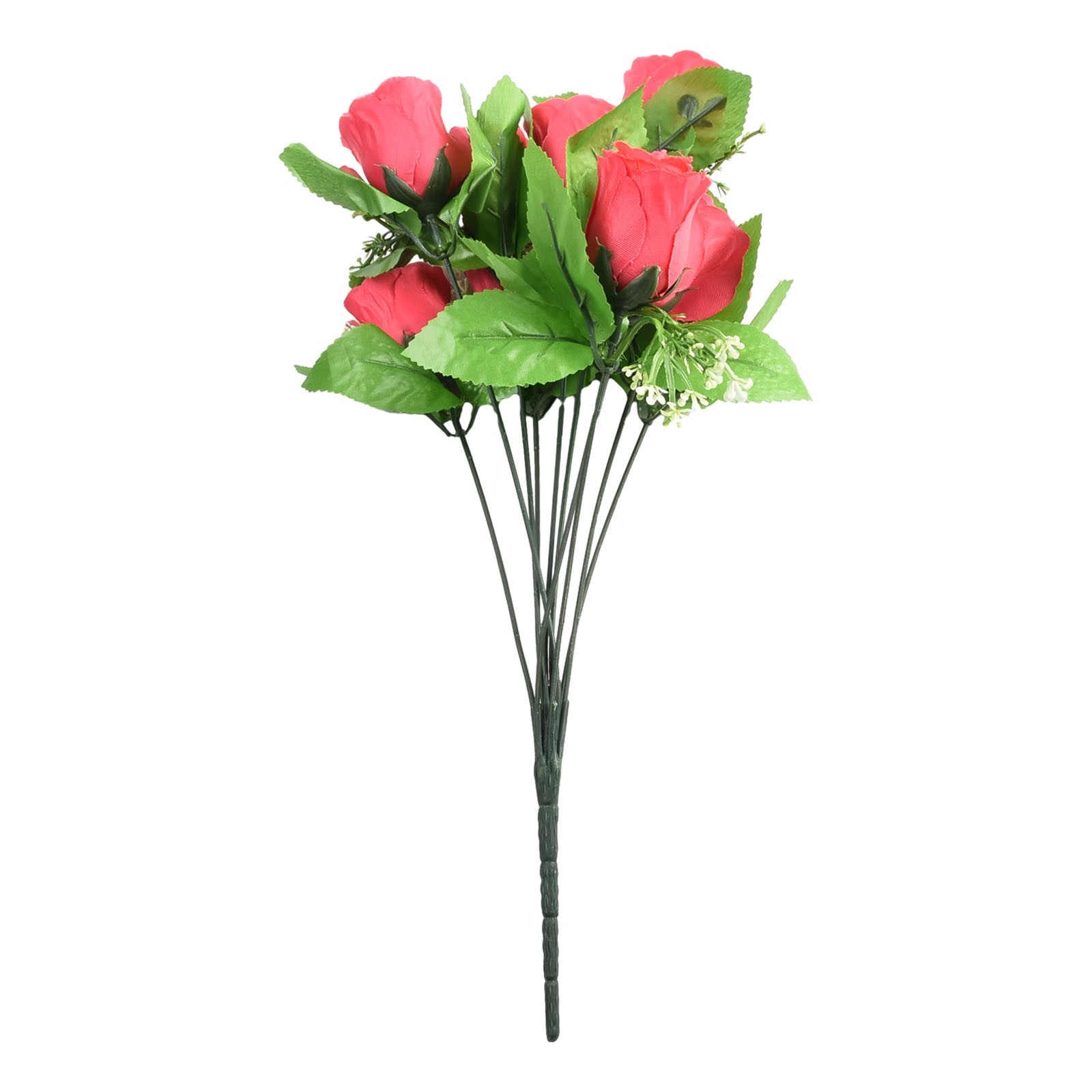 Striking 10 Heads Silk Bud Bunch for Wedding and Home Outdoor Use