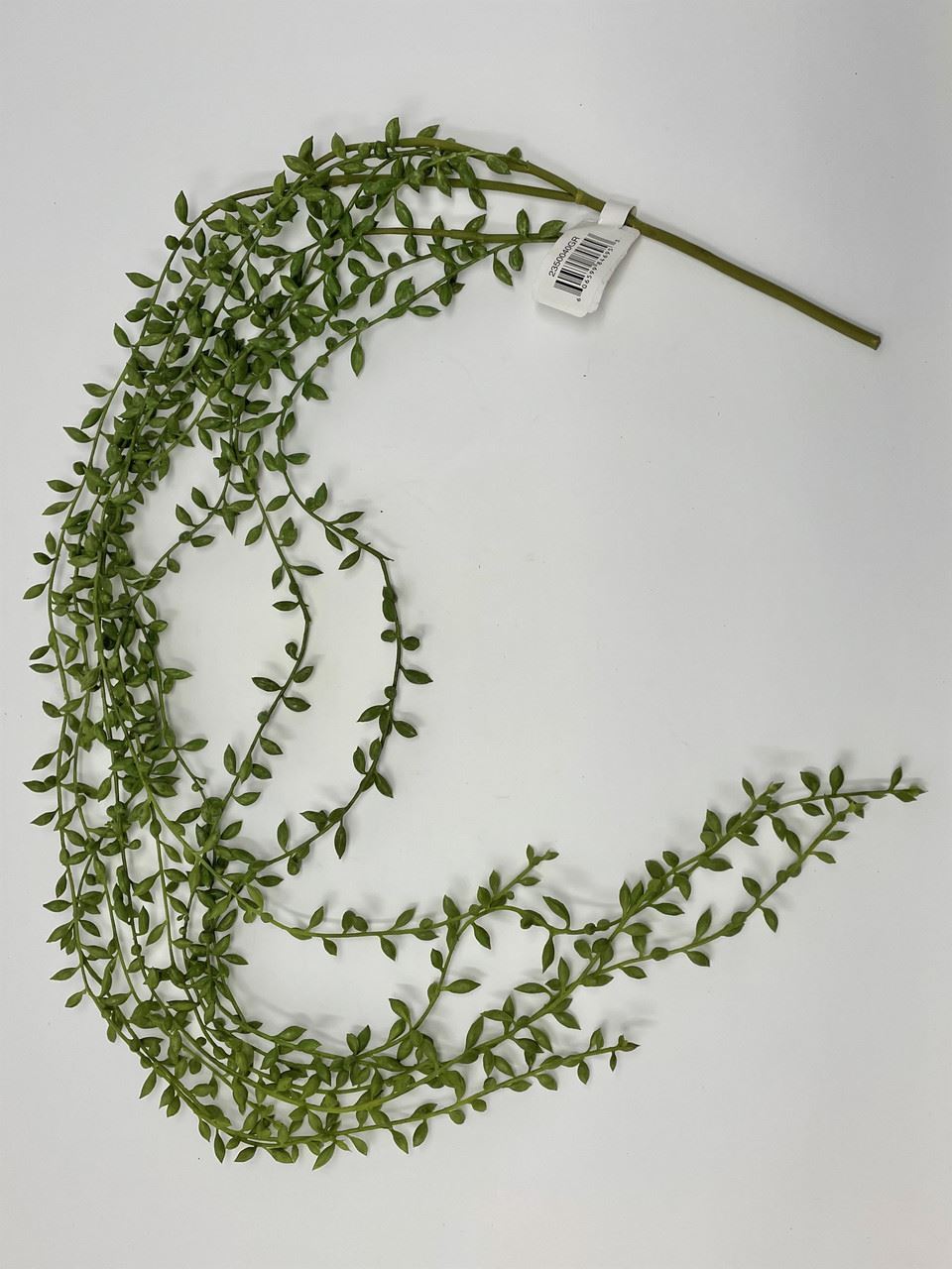 (1) Artificial 33 inch Thin Hanging BUTTON SEED Leaf Bush, Plastic, HOME DECOR