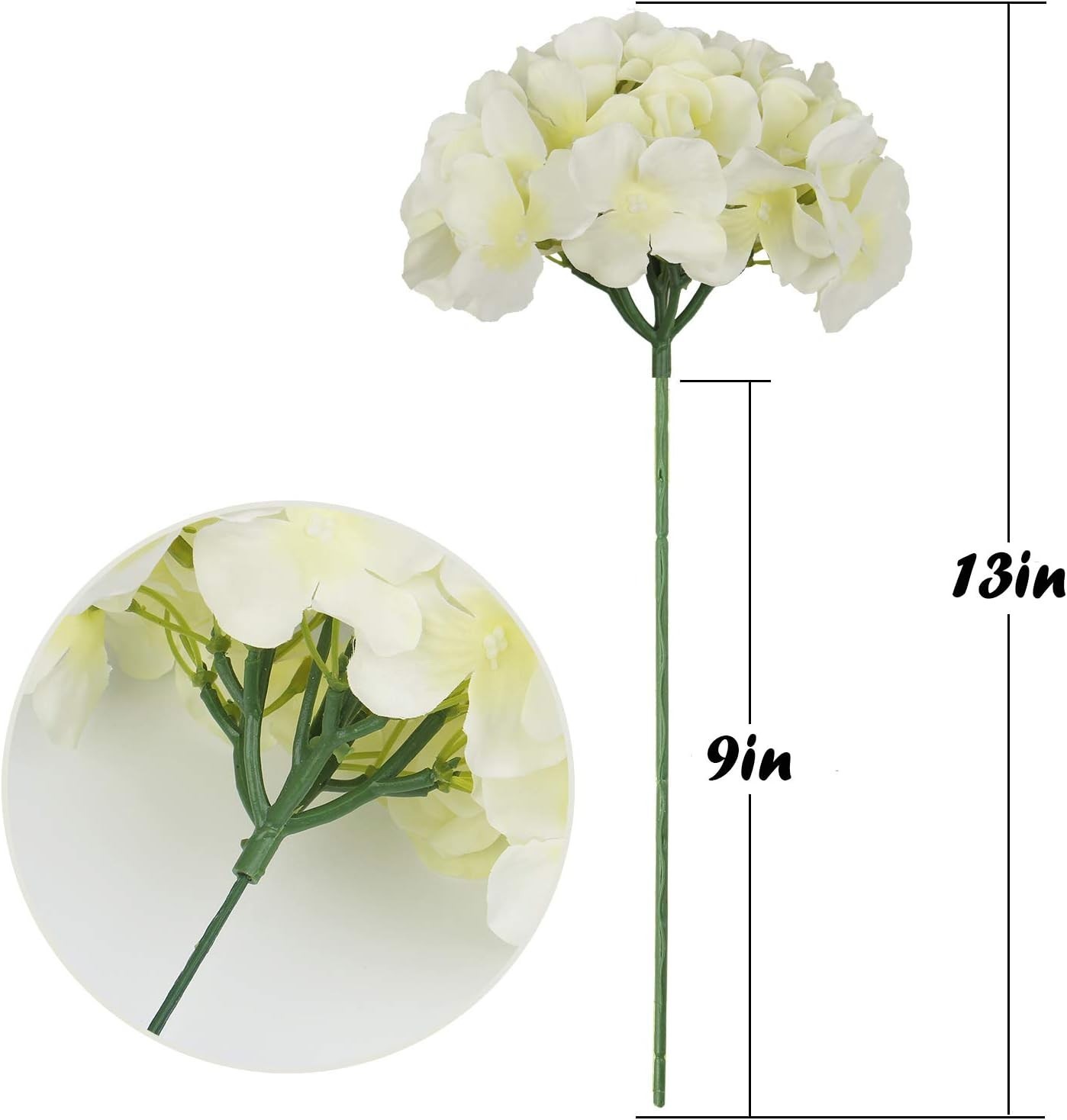 Artificial Hydrangea Stems – Wedding Decoration