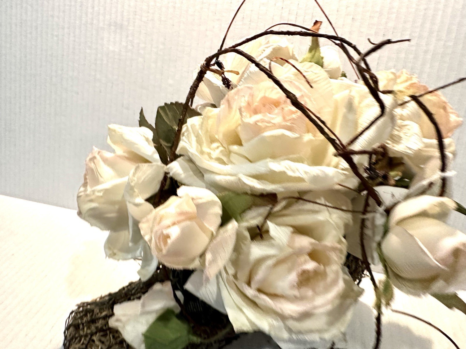 Stunning Victorian Style Topiary Pale Pink Floral Arrangement 9×10