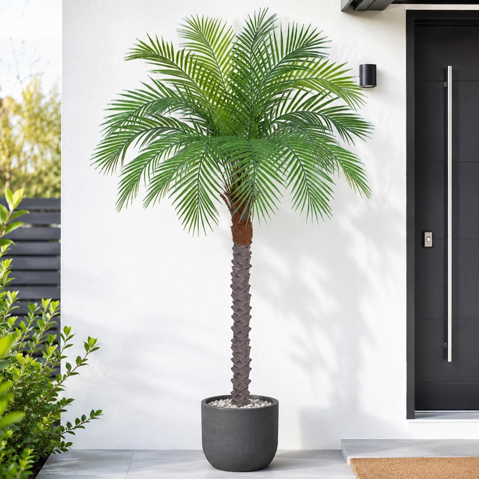 5ft Artificial Phoenix Palm Tree – Faux Coconut Silk Tropical Plant for Home, Of