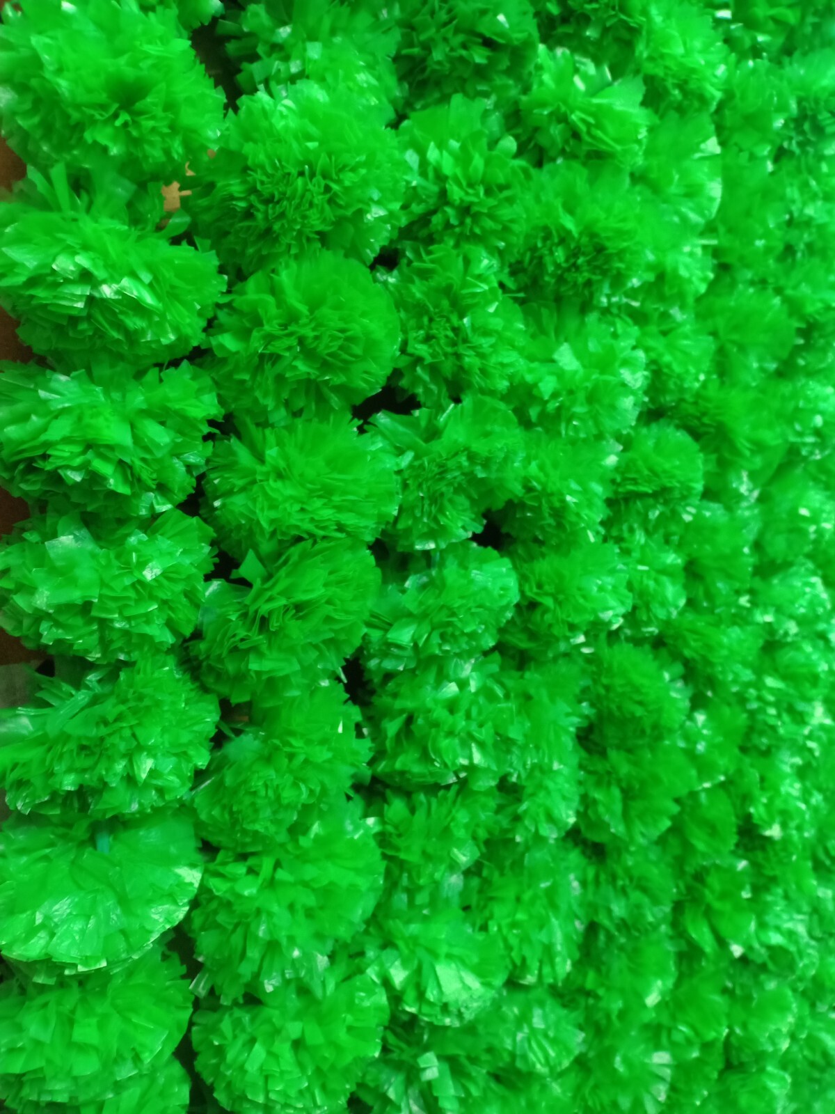 100Pcs Set Artificial Marigold Flower Garlands Diwali Indian Wedding Decoration