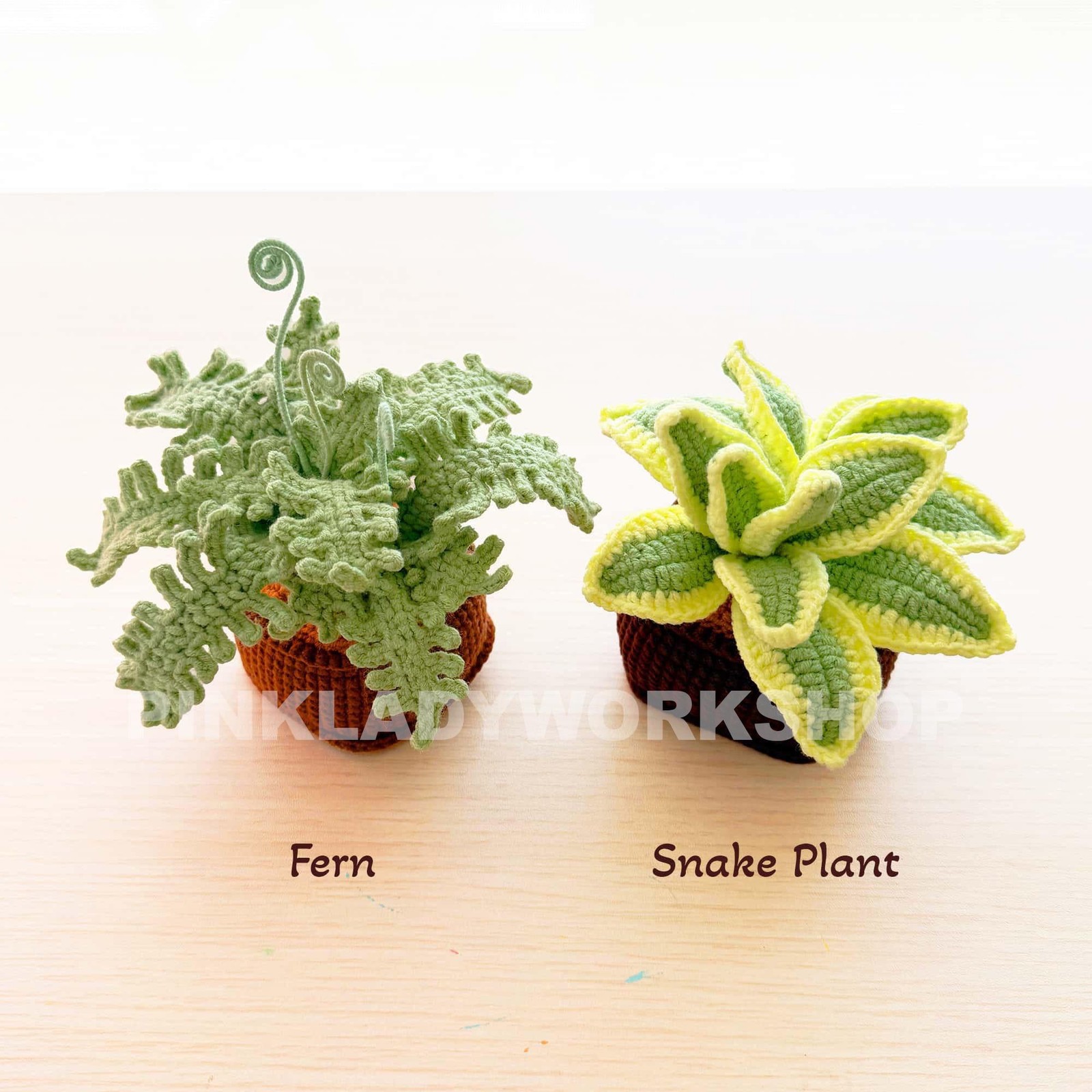 Handmade Crochet Plant: Monstera, Succulent, Fern