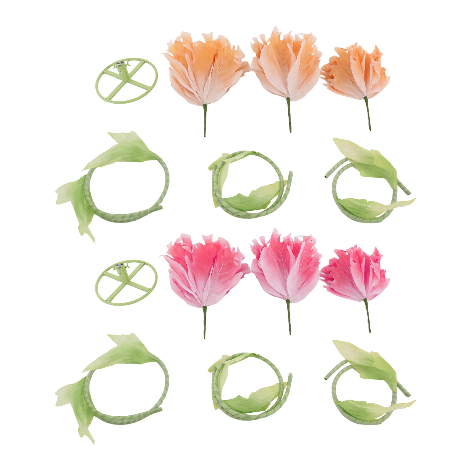 3 Heads Giant Artificial Flowers Wedding Artificial Flower Decoration Stand