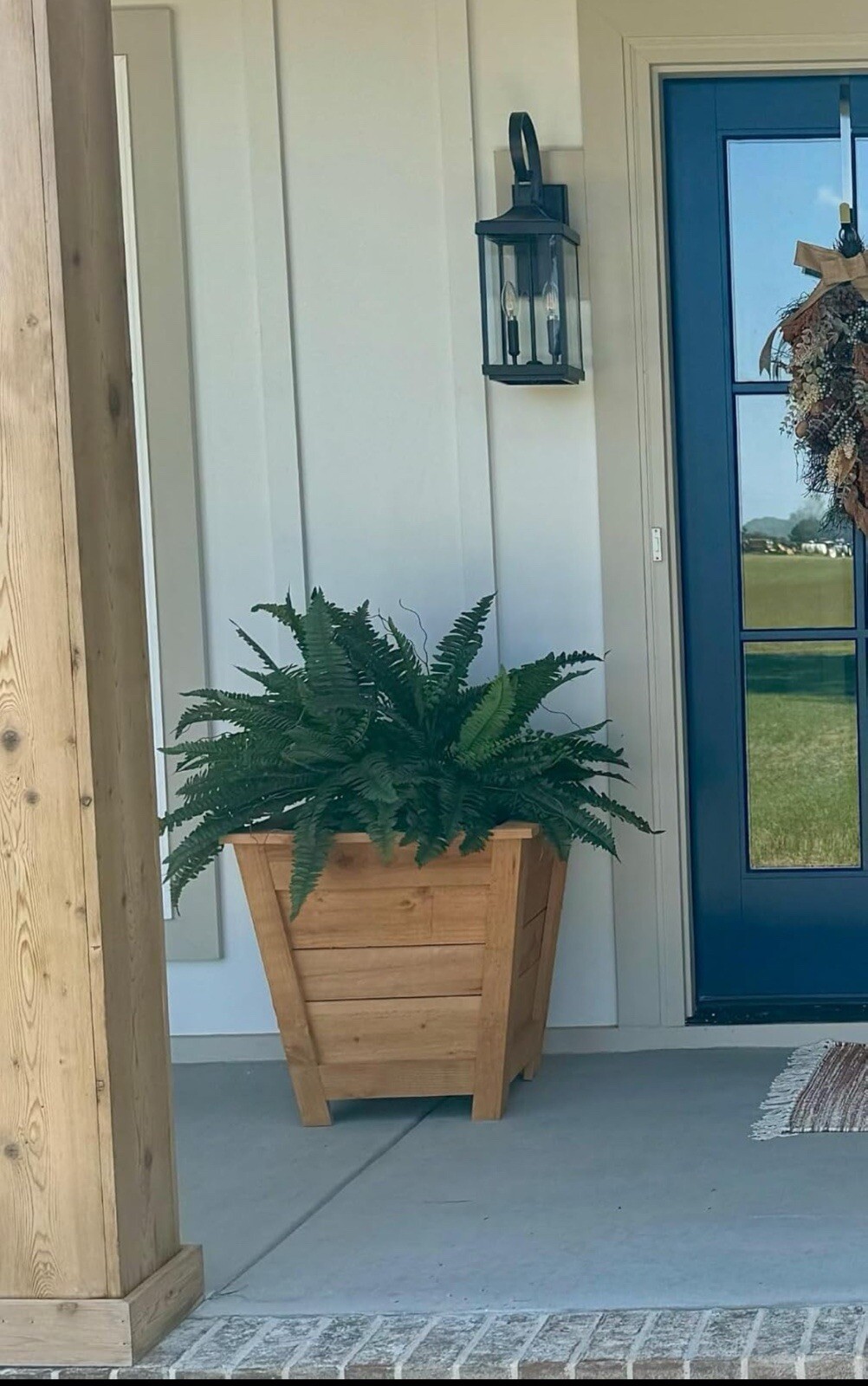 48″ Boston Fern Artificial Bush Plant Pack 2. Retail $103