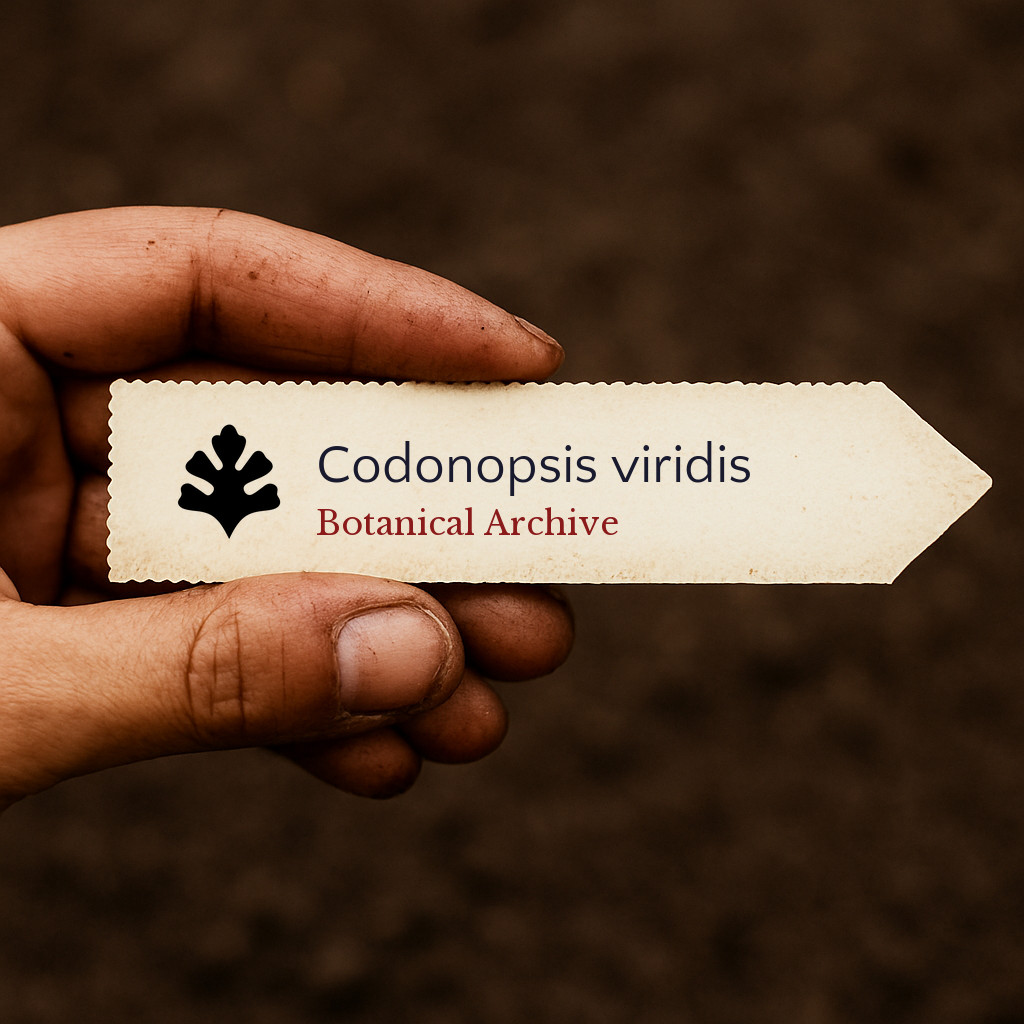 Codonopsis viridis | 100 SEEDS – Green codonopsis | Green bellflower