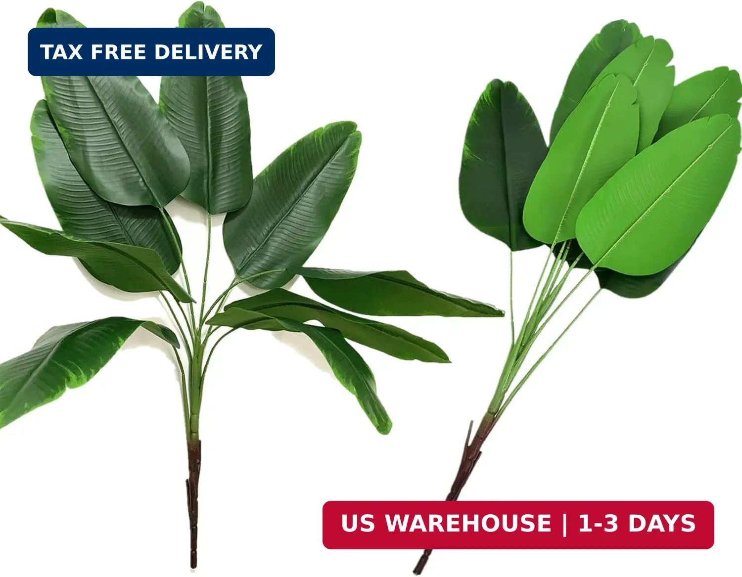 Artificial Banana Tree Plants Imitation Bird of Paradise Plant Faux Tropical Gre