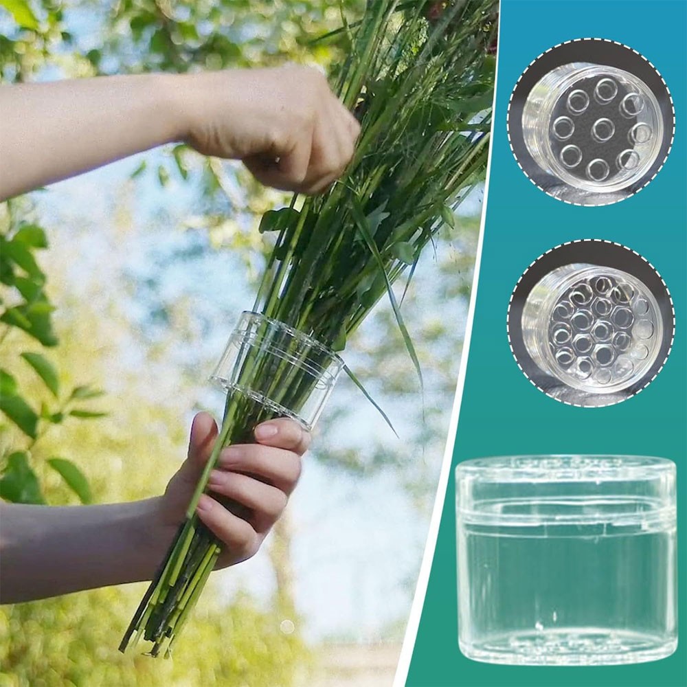 Spiral Ikebana Stem Holder Waterproof Sturdy Flower Stem Support JQ