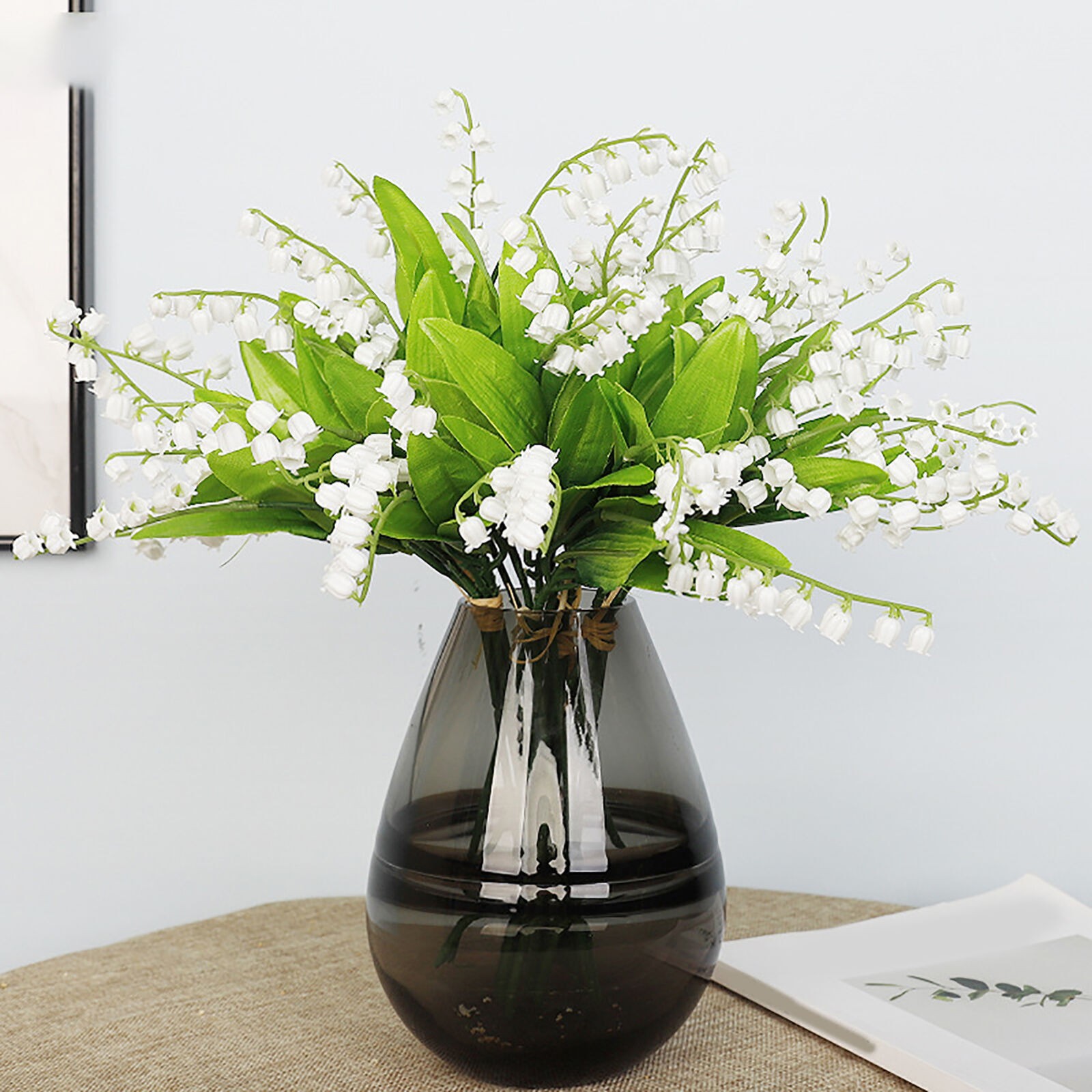Artificial Flower Fake Bellflower Bouquet Home Decor Flower Arrangements