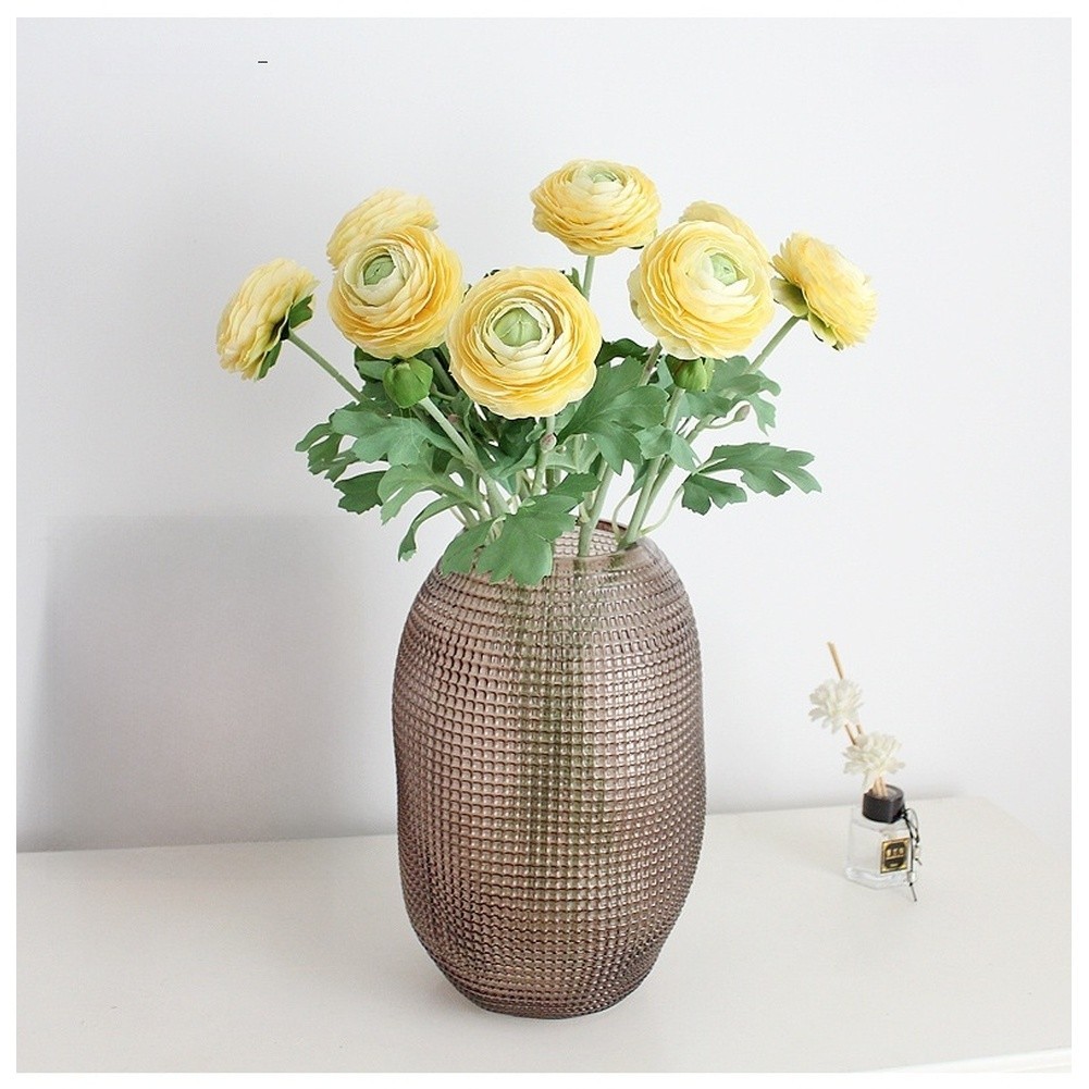 Silk Peony Artificial Flower with Flexible Stem for Custom Arrangement 52x10cm