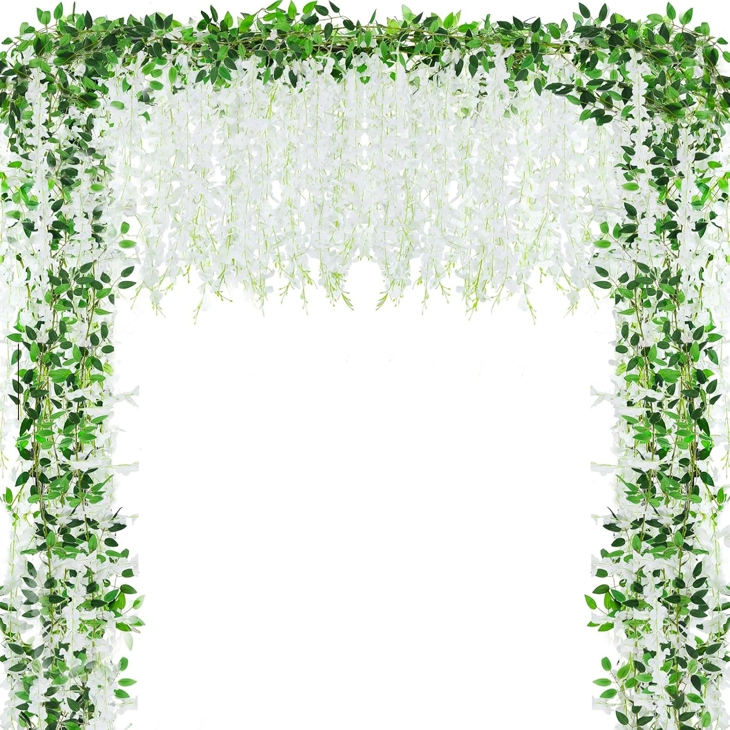 Wisteria Hanging Flowers,Fake Hanging Flowers,Wisteria Artificiales Garland for