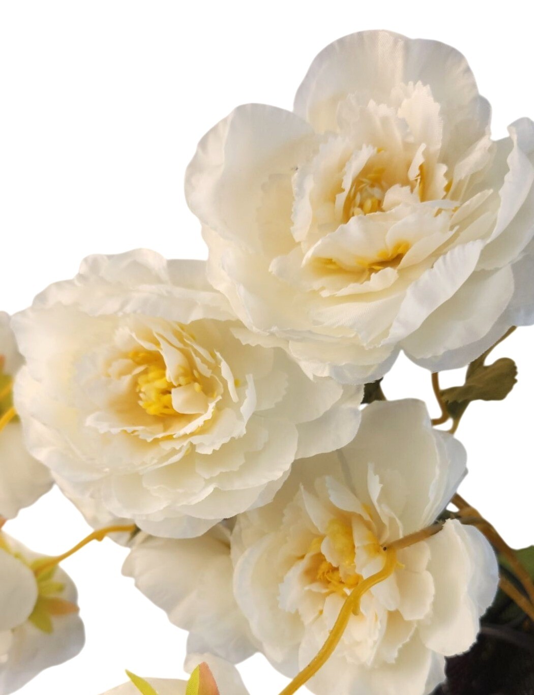 Cream Ranunculus Stems, Faux Ranunculus Flowers, Artificial Flowers, Ivory Flora