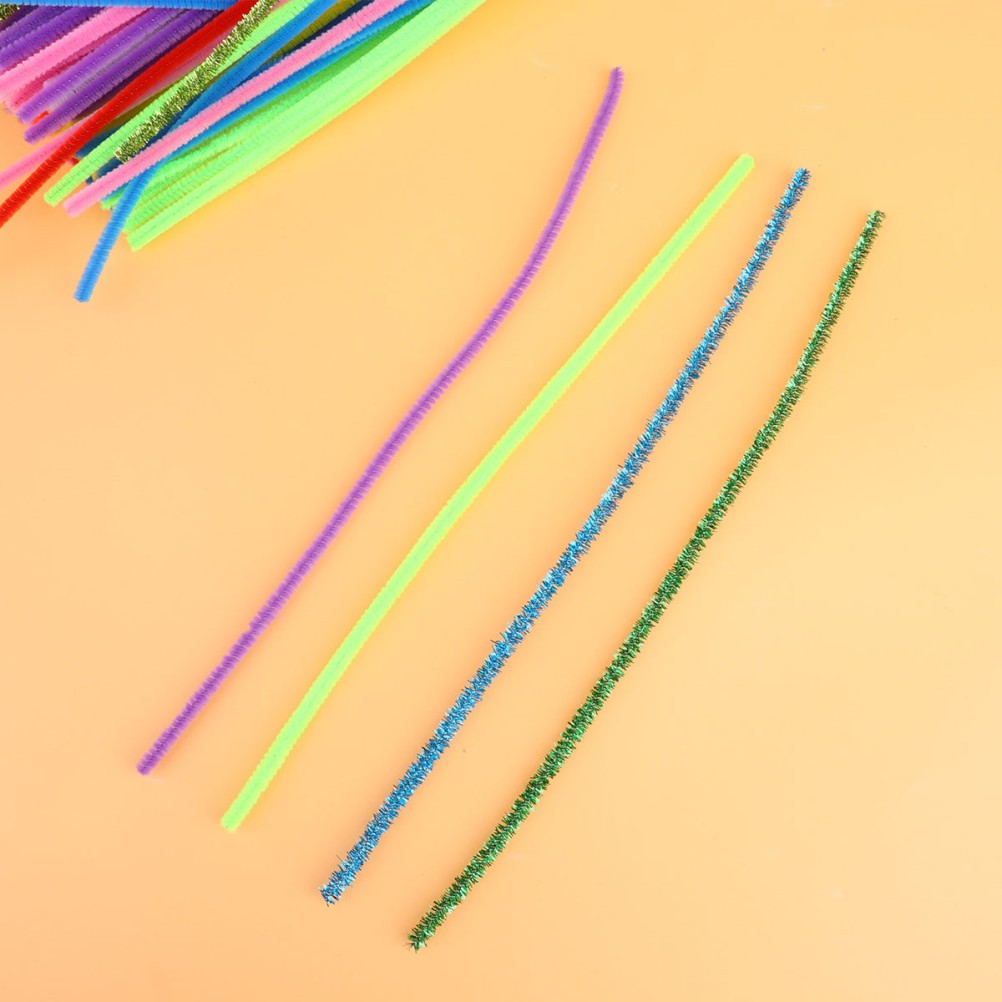200Pcs Assorted Color Durable Twist Bars Folding Stick Toy for Creative Crafts