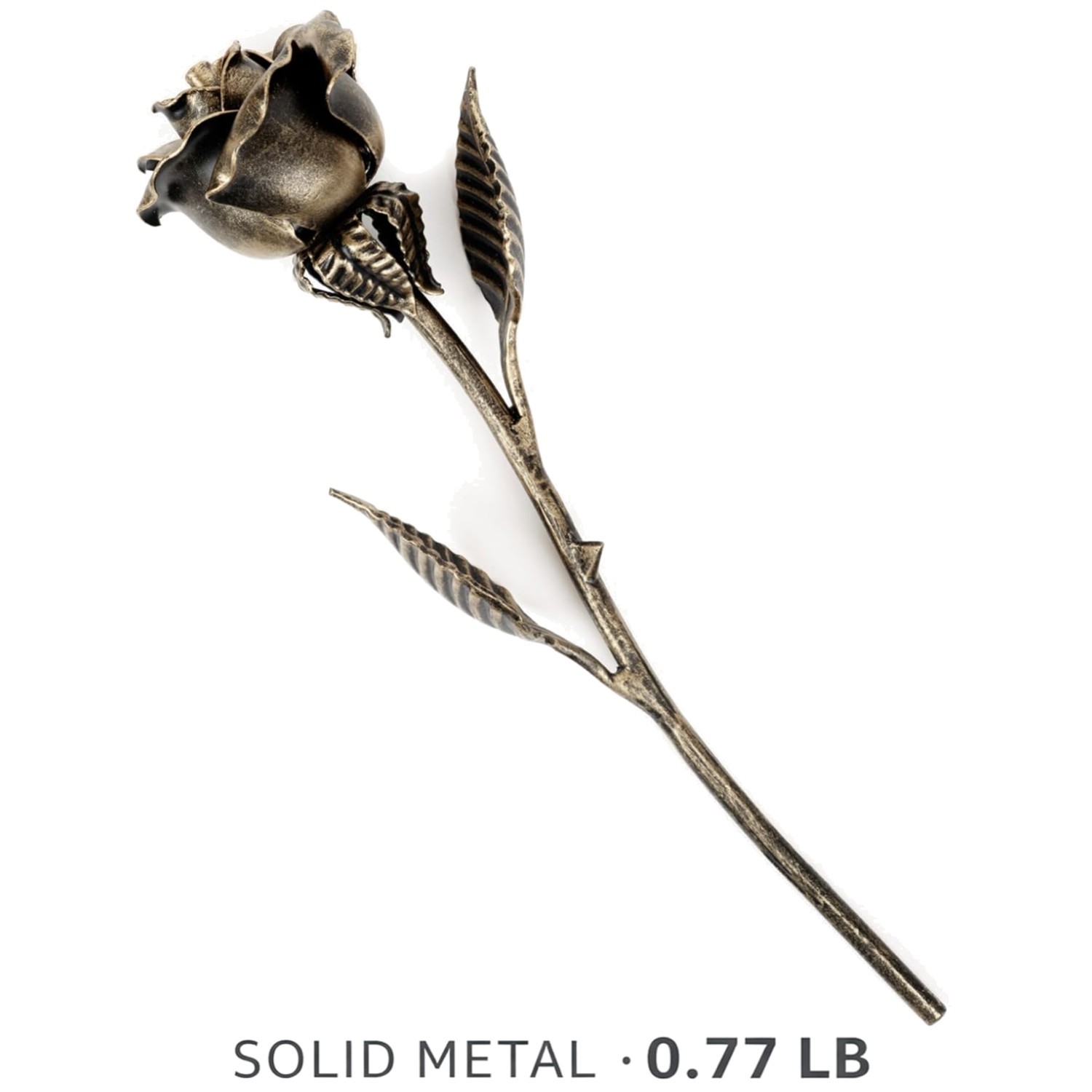 Hand Forged Bronze Flower – Eternal Love Gesture