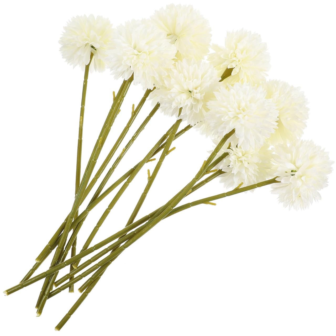 16 Heads Simulated Dandelion Flower Branches Artificial White Dandelion Plant…