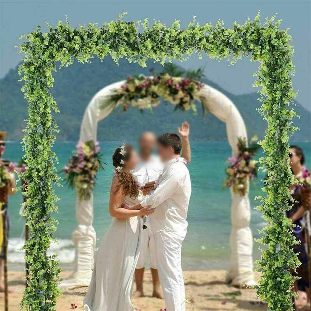Simulation Design Artificial Rattan Wall Hanging For Decorating Wedding Parties