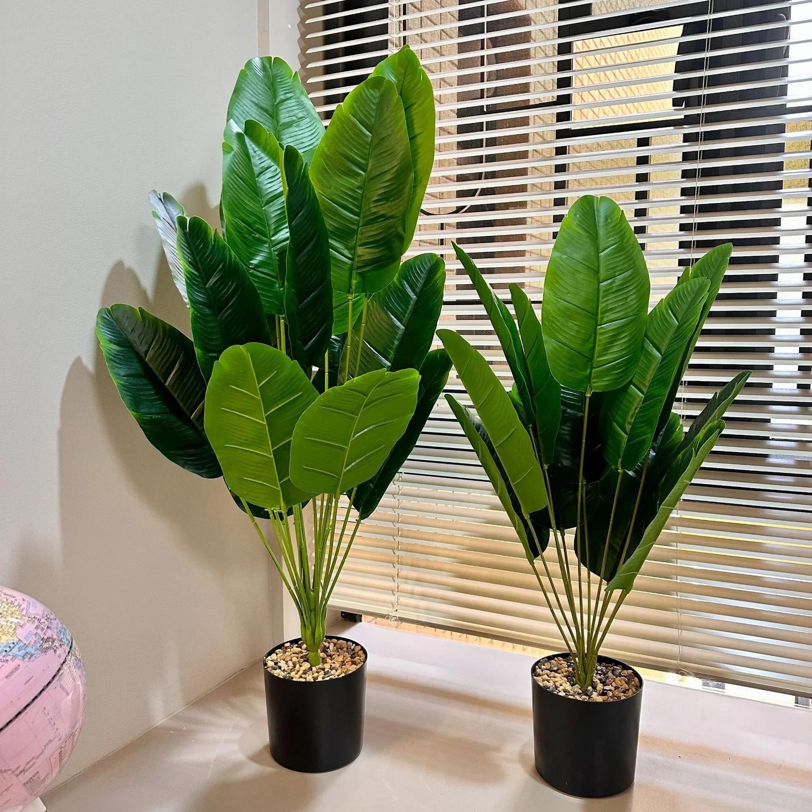 Large Artificial Palm Tree 18 Leaves Fake Banana Plant Home Garden Decor