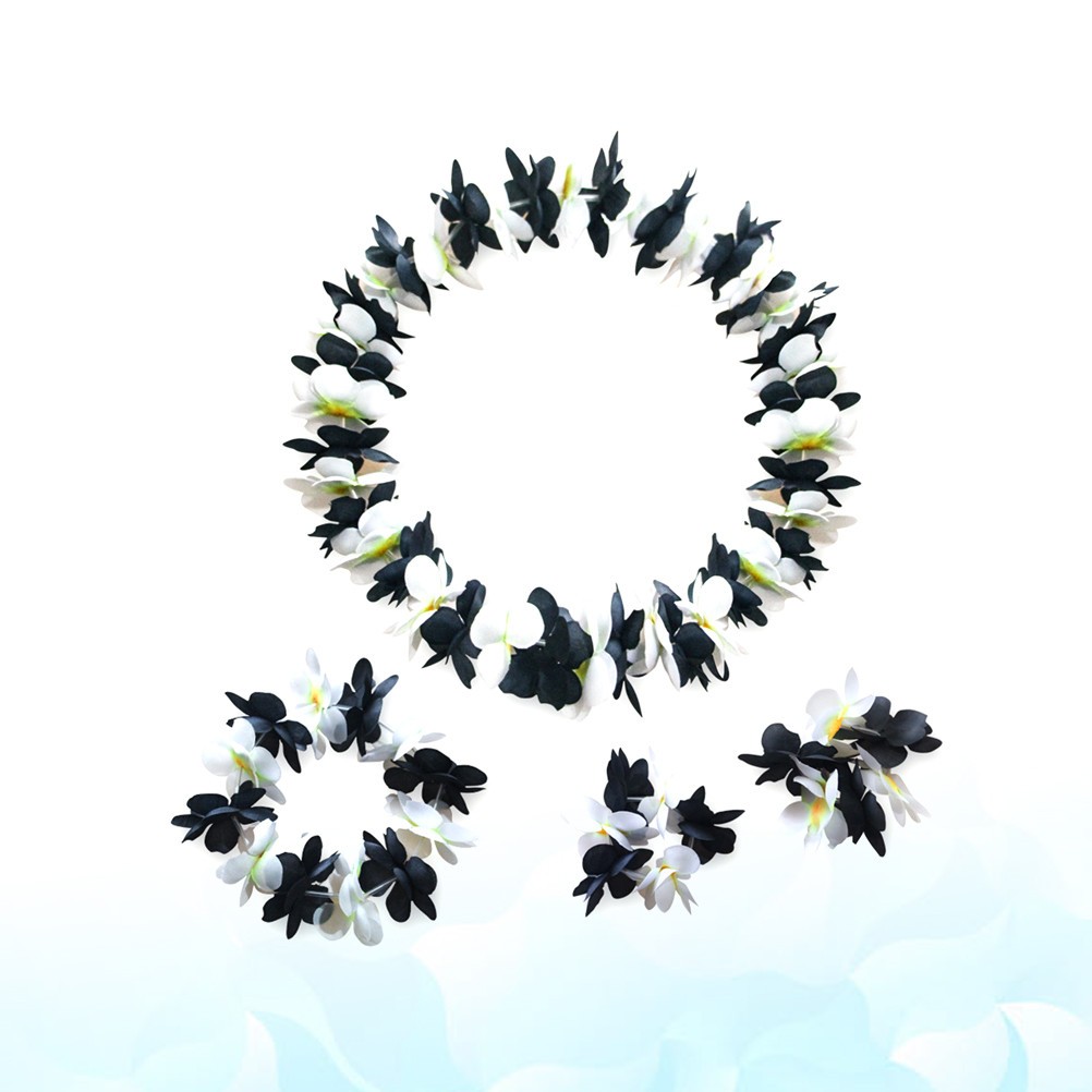4 Pcs Hawaiian Themed Party Decorations Bracelet for Festival Hair Accessories
