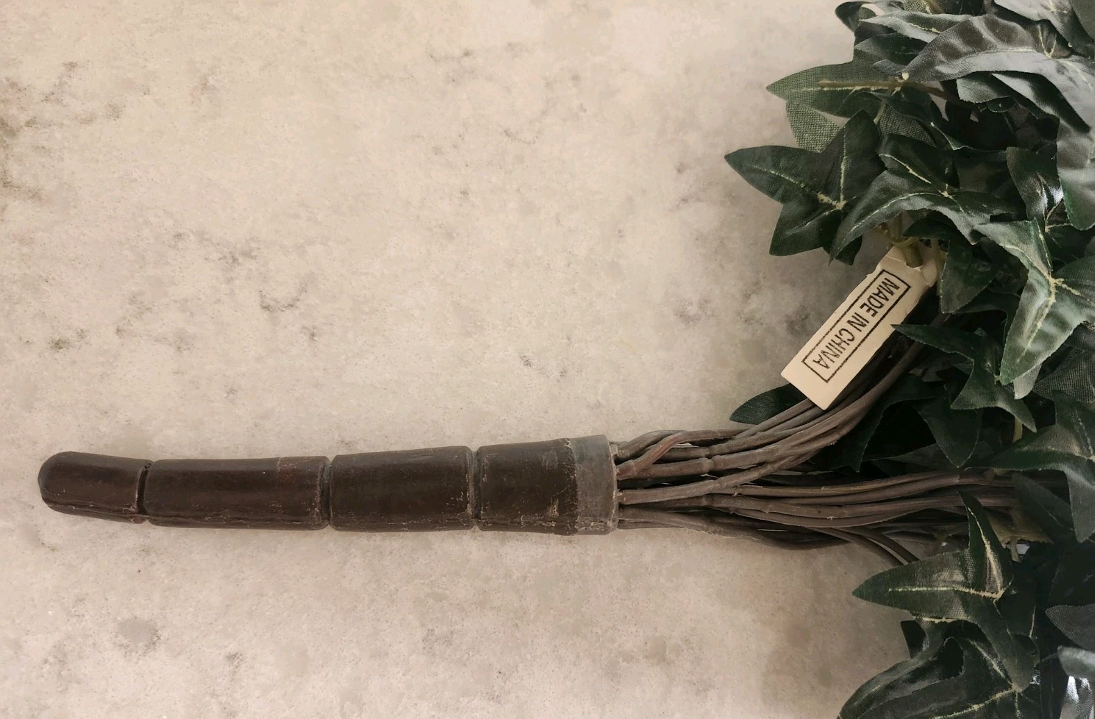 New Artificial Silk Faux Green Ivy Plant Pick Stem Bunch Approx 31″ 14″ Inches
