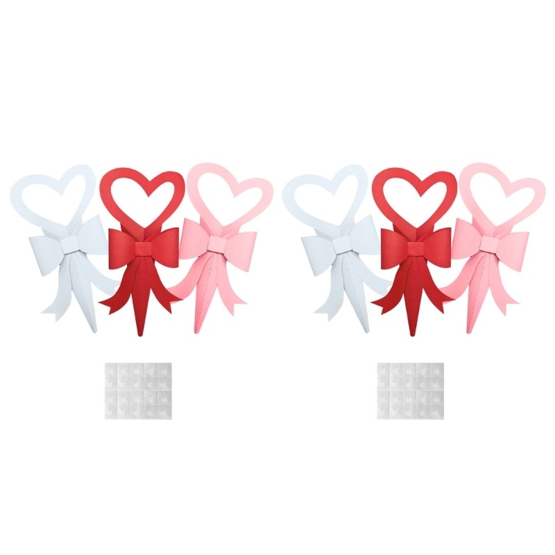 Romance Bowknot Design DIY Flower Bouquet Packaging Box for Valentines Gift