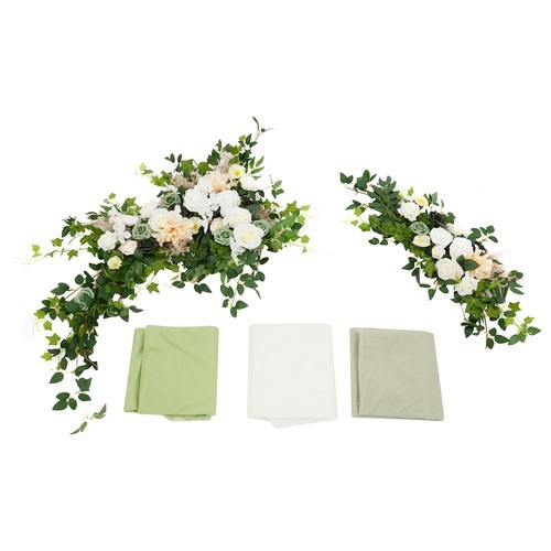 Decorative Artificial Flowers, Artificial Wedding Arch Flower Kit, Wedding Artif