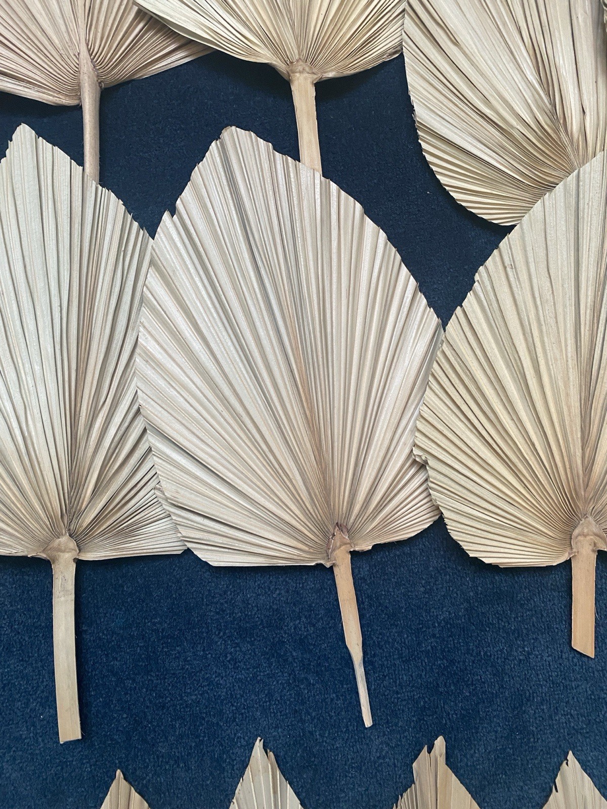 Lot Of 72 Dry Palm Leaves Natural Home Wedding Decor Boho, 42 Large, 30 Small