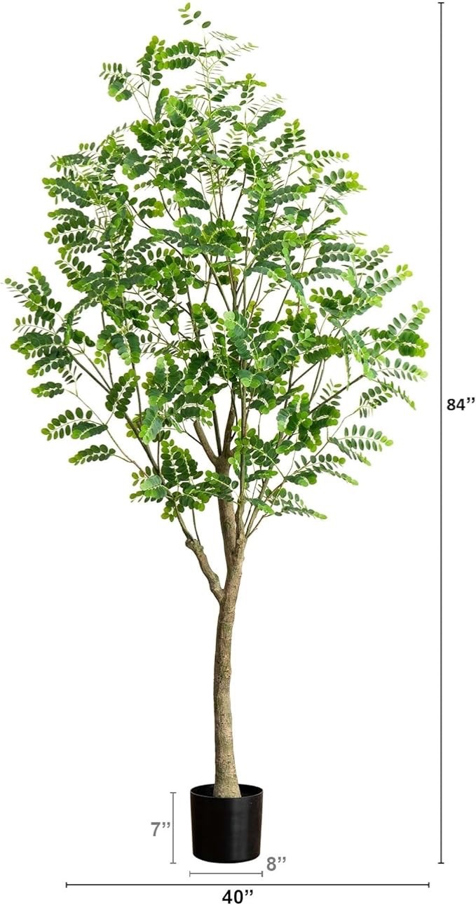 7′ Artificial Greco Citrus Tree with Real Touch Leaves Home Decor. Retail $329