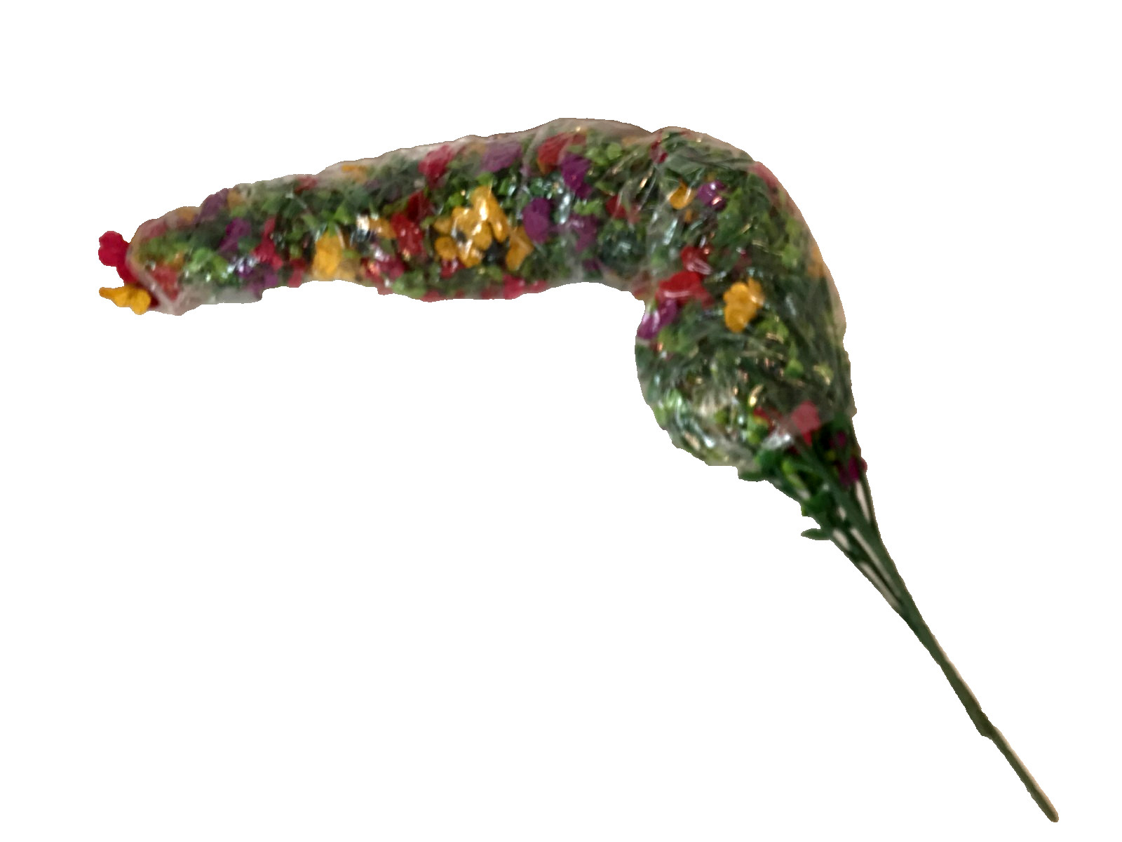 Faylifeway Faux Silk Hanging Flowers 24″ Summer Color Yard Patio Decor 4 Pack