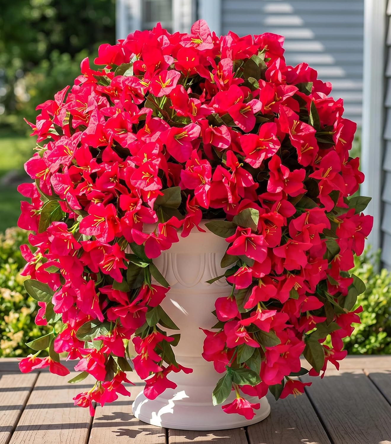 Faux Bougainvillea Artificial Flowers Plants for Outdoors outside Decoration, 2