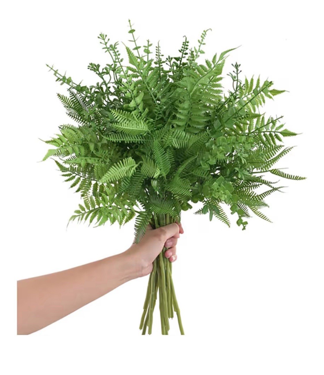 12 Pcs Mixed Eucalyptus Leaves StemsGreenery Stems Faux Greenery Branches wit…