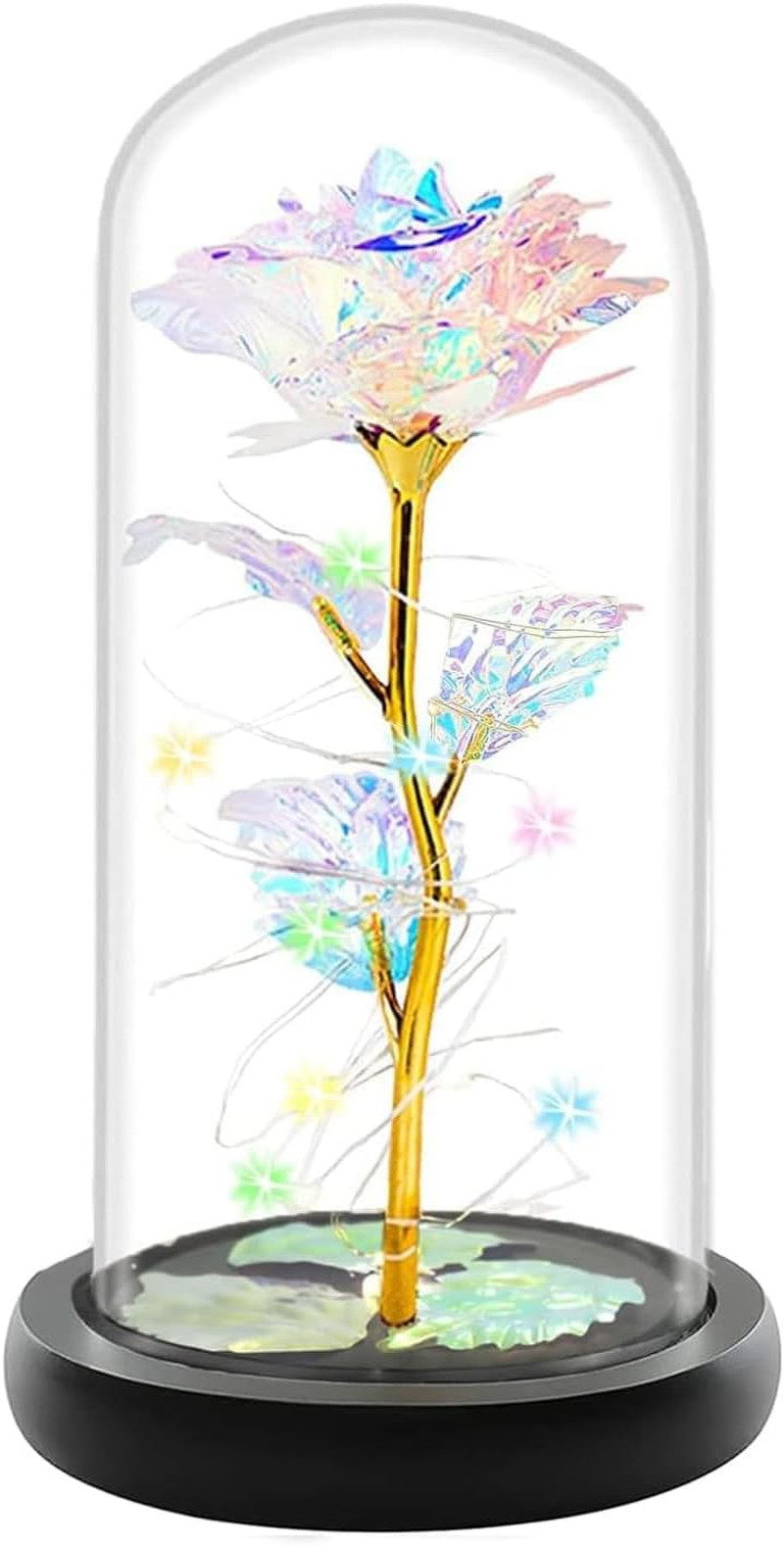 Mothers Day Rose Gifts for Mom, Birthday Gifts for Women Moms, Galaxy Crystal Li