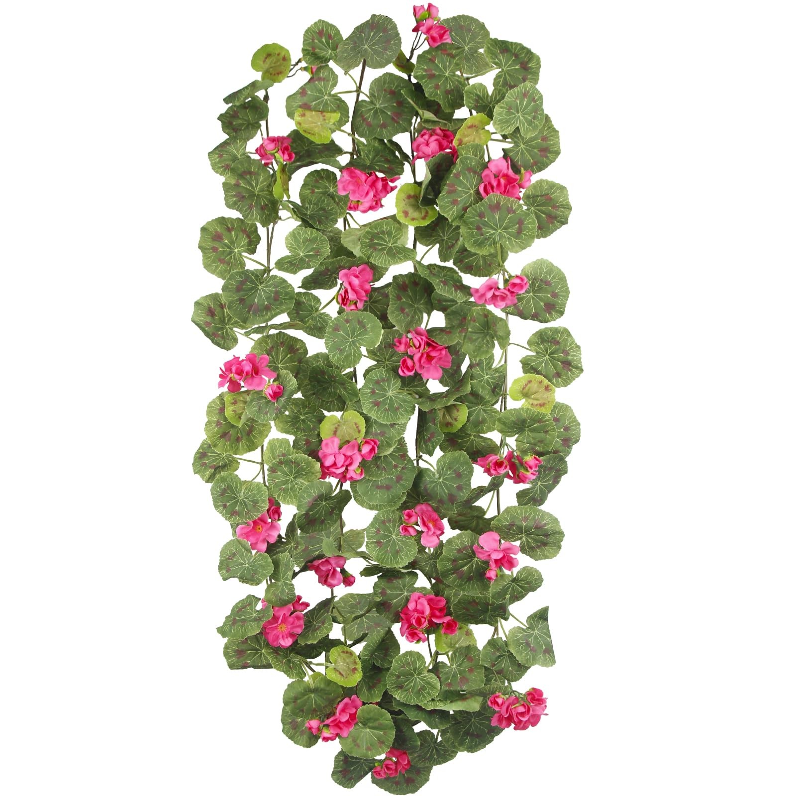 2 Pcs Spring Summer Flower Garland Geranium Artificial Garland Outdoors Rose …
