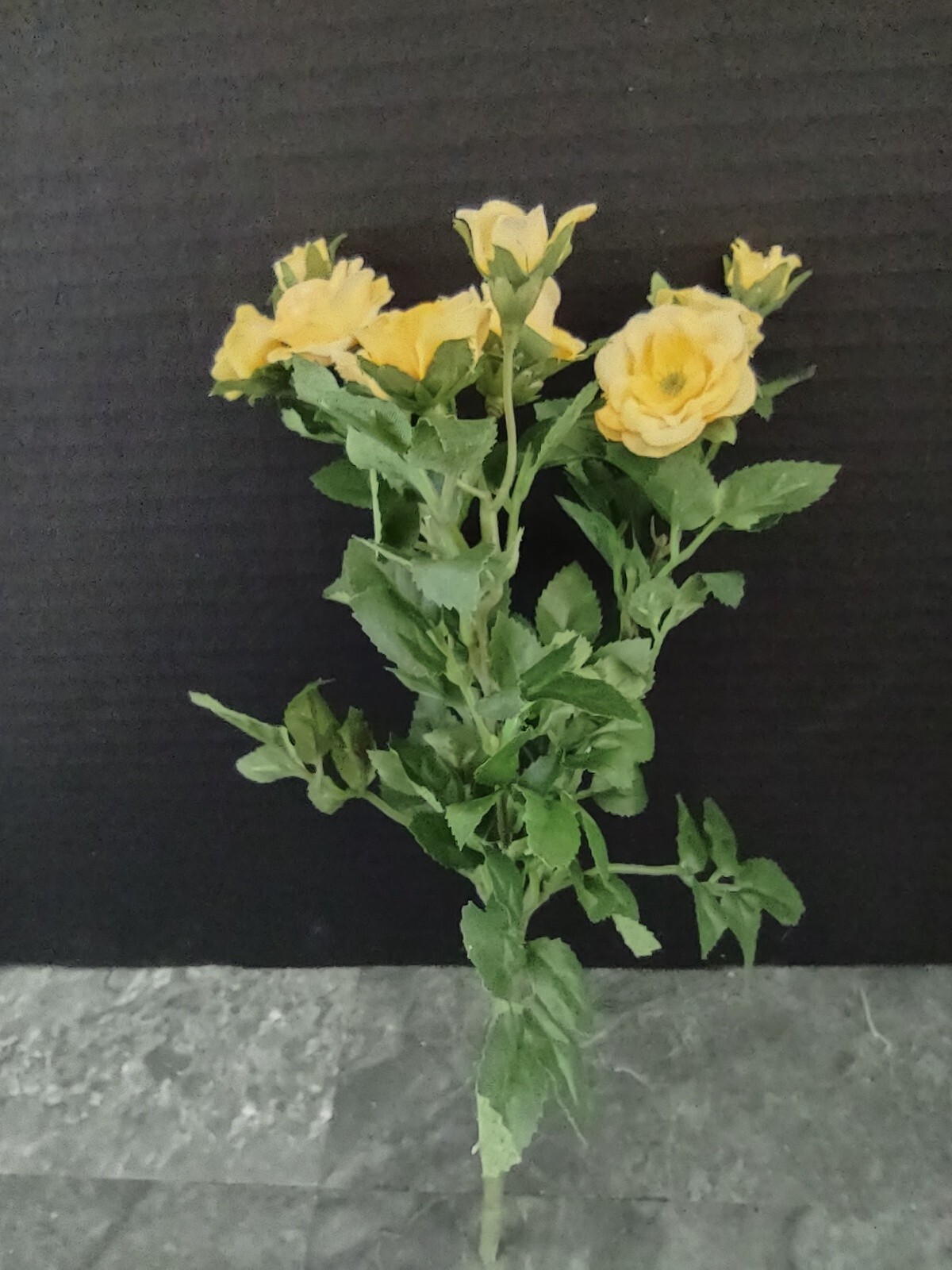 Mini rose bush arrangement silk flower arrangements
