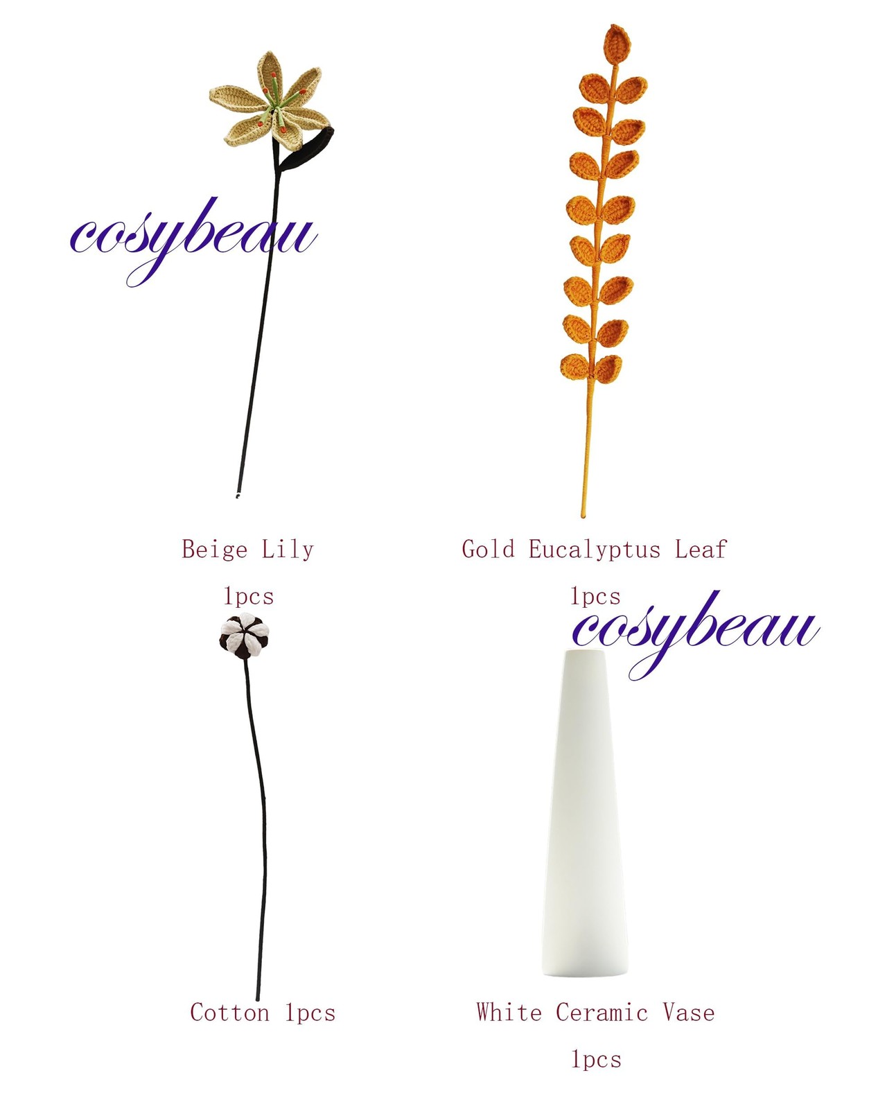 Artificial Flower Centerpiece in Vase