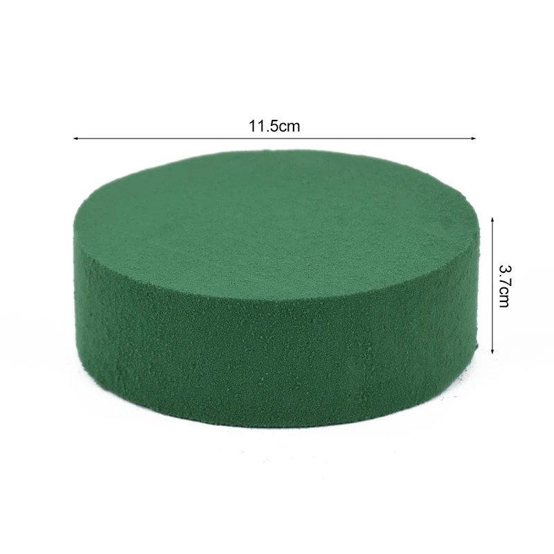 10Pcs 11.5cm Round Floral Foam Bricks for Wedding Party Table Arrangement