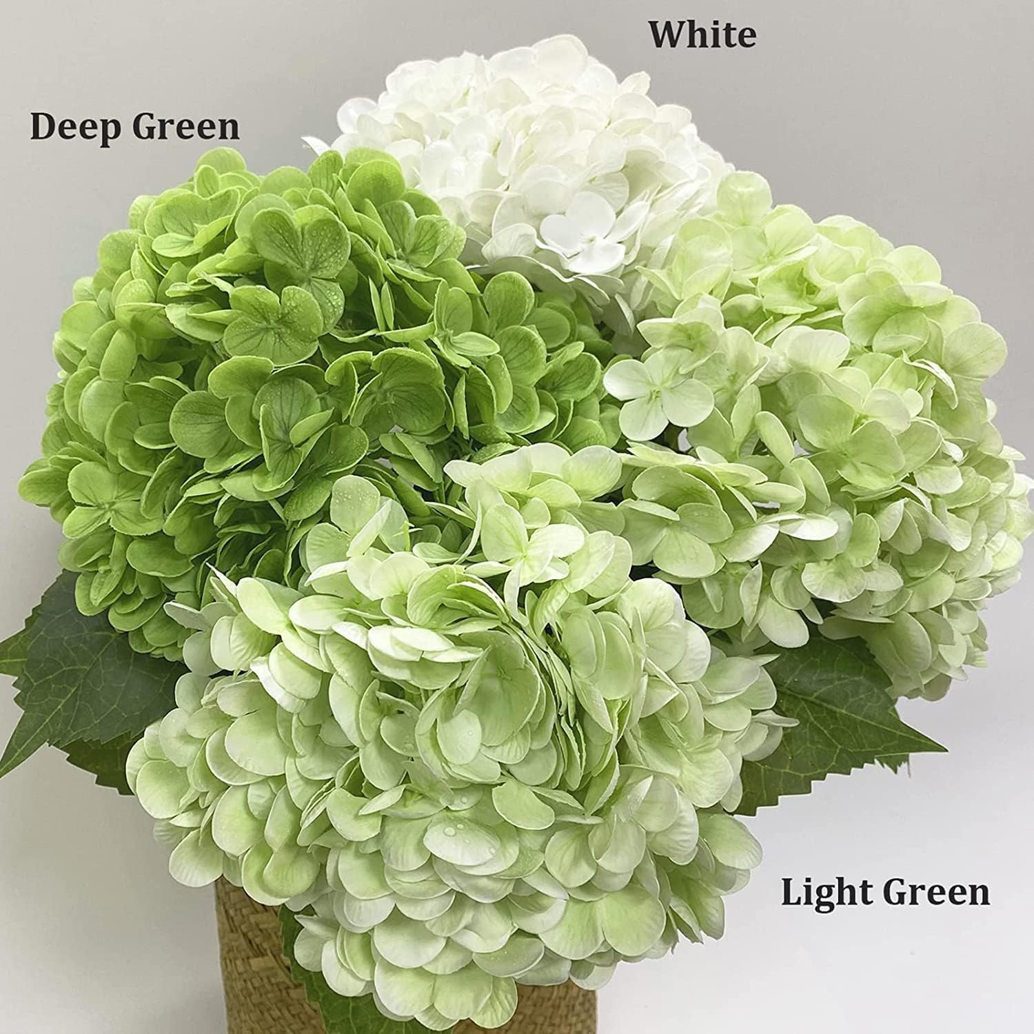 Lifelike Artificial Hydrangea Flowers – 4 Pcs for Home & Wedding Decor