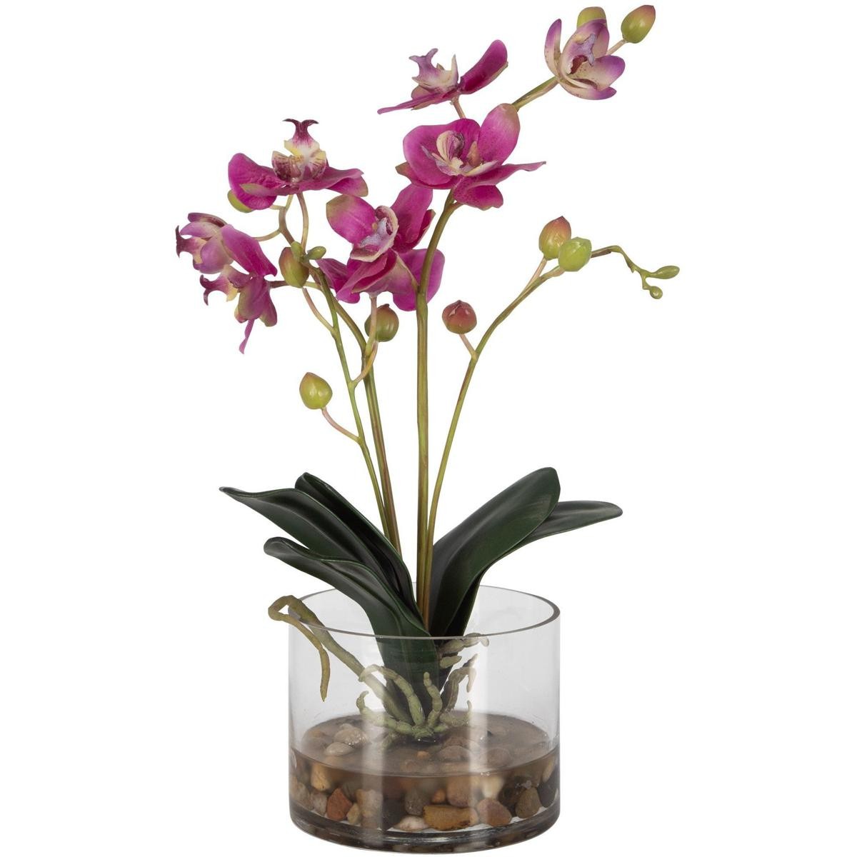 Uttermost 60220 Glory Green and Clear Glass Orchid