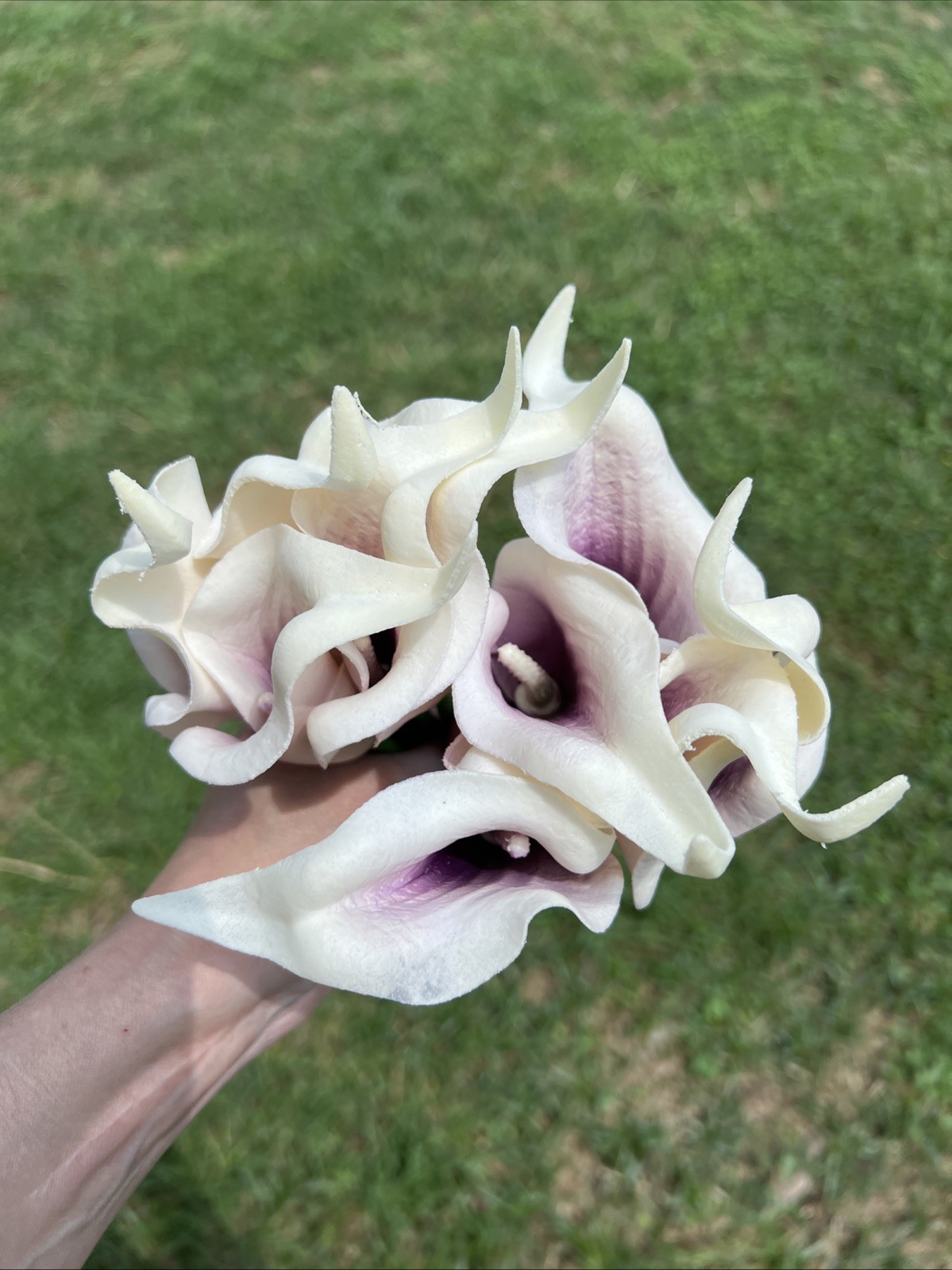 20PCS Artificial Fake Calla Lily Flowers Real Touch Calla Lily