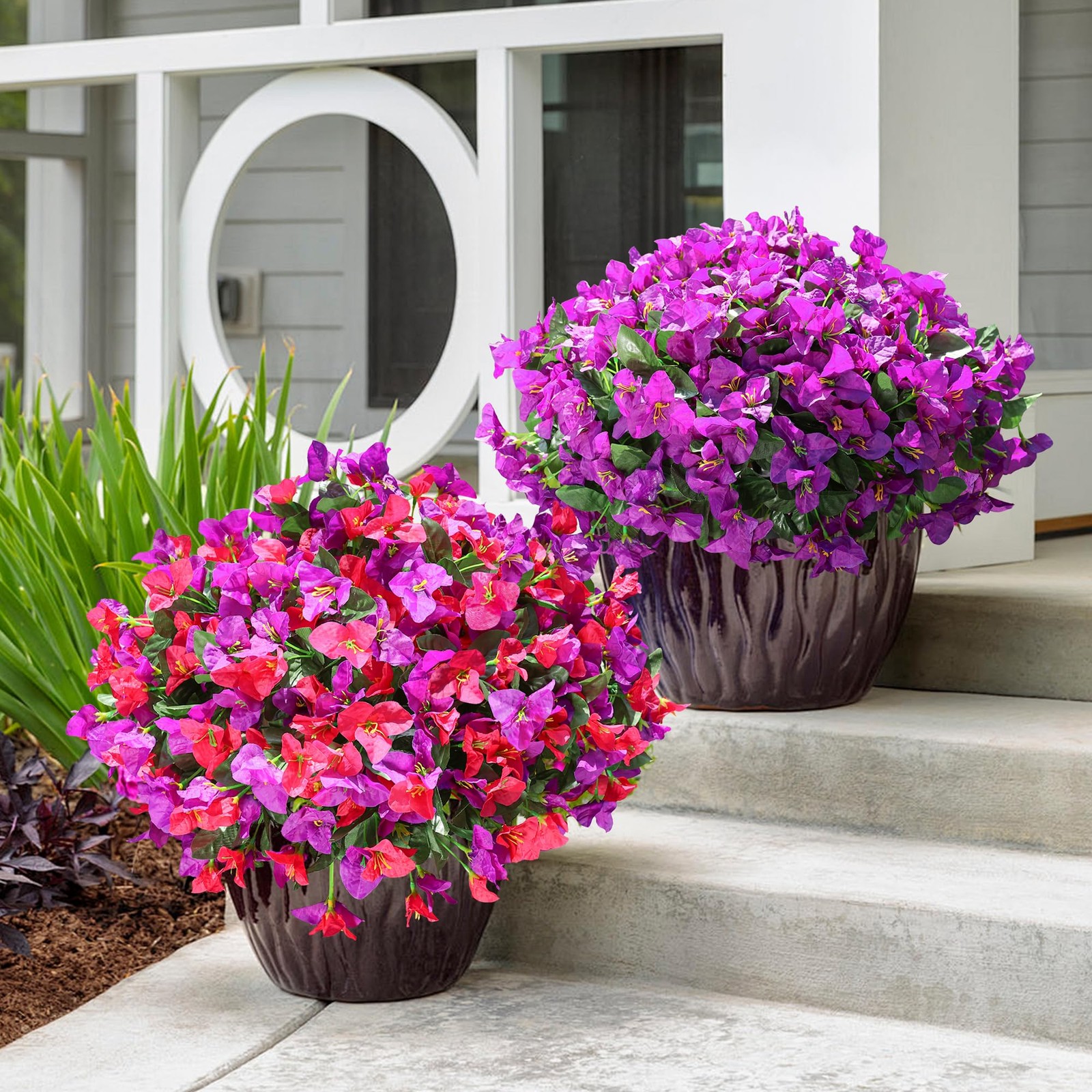 Ivydale Artificial Flowers for Outdoors Fake Bougainvillea Spring Summer Outs…
